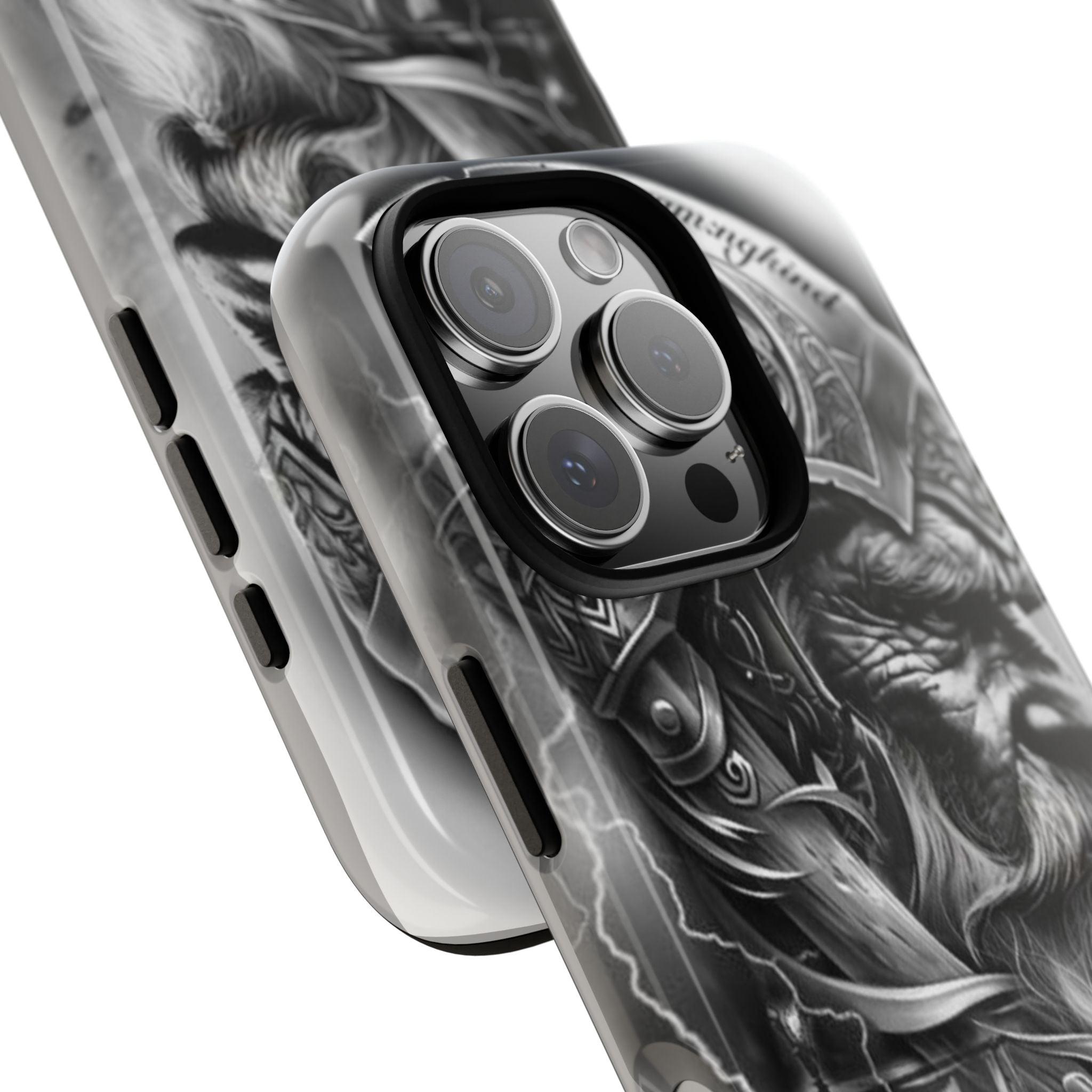 Viking Warrior & Longship – Norse Mythology iPhone Case