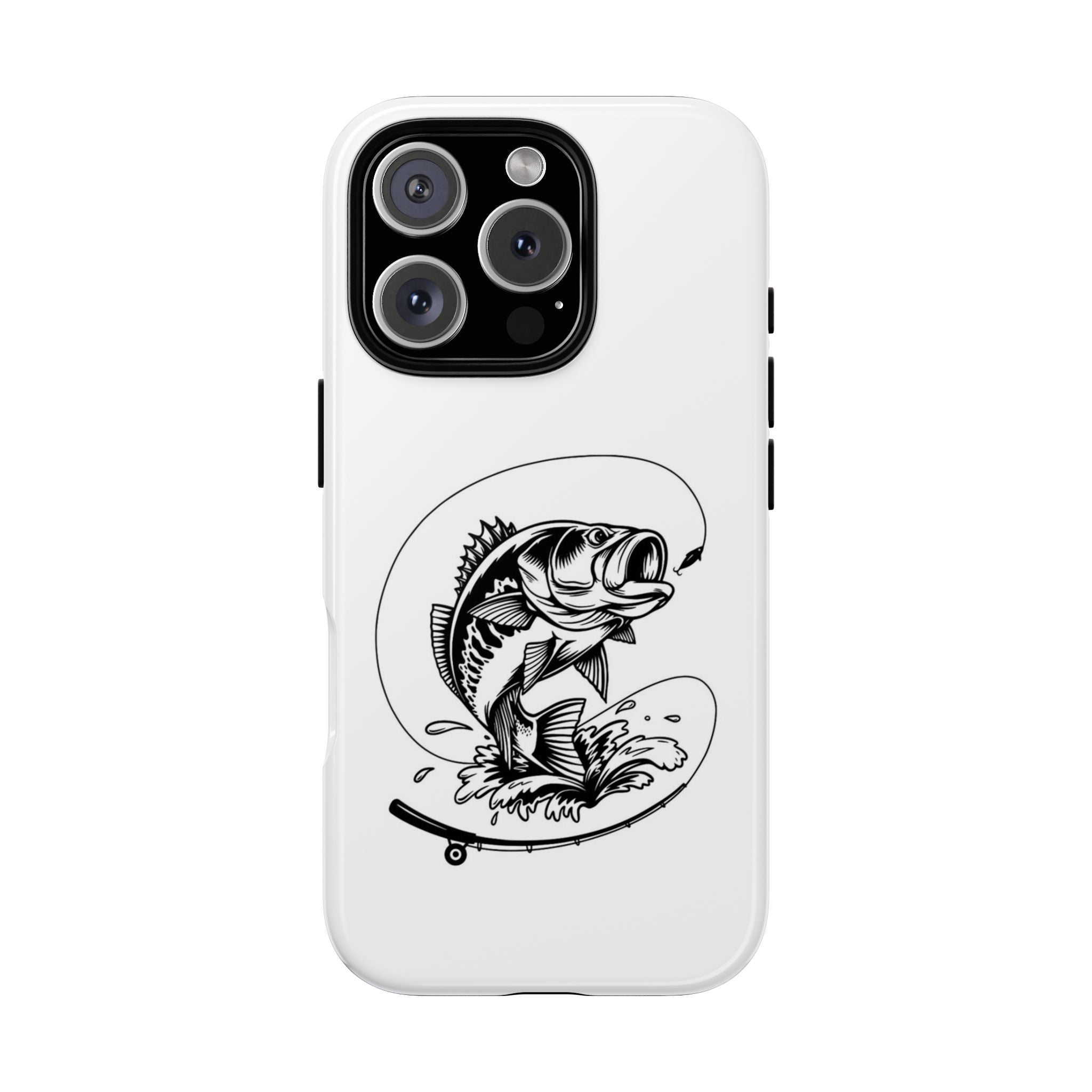 Jumping Bass Fishing – Angler Sport iPhone Case
