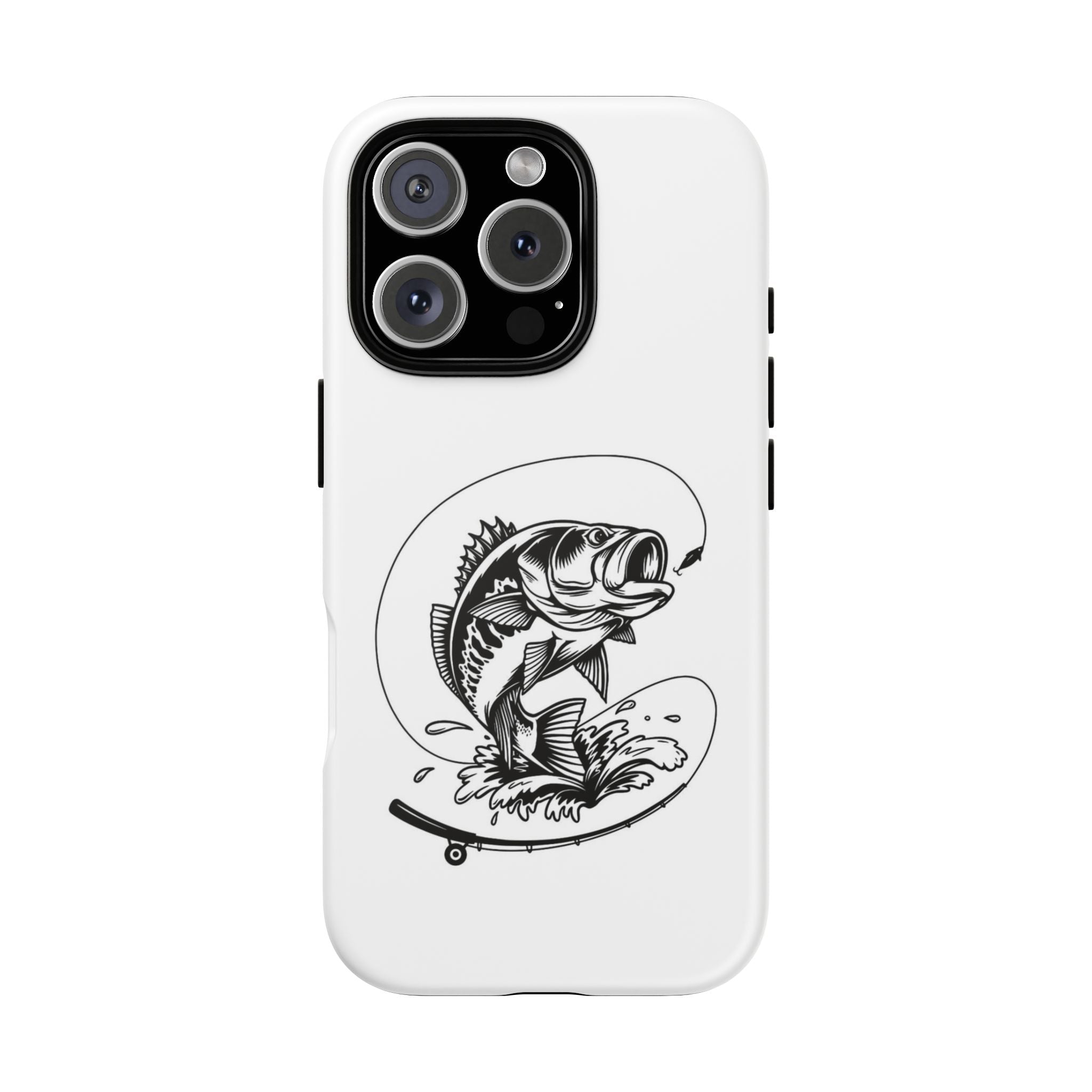 Jumping Bass Fishing – Angler Sport iPhone Case