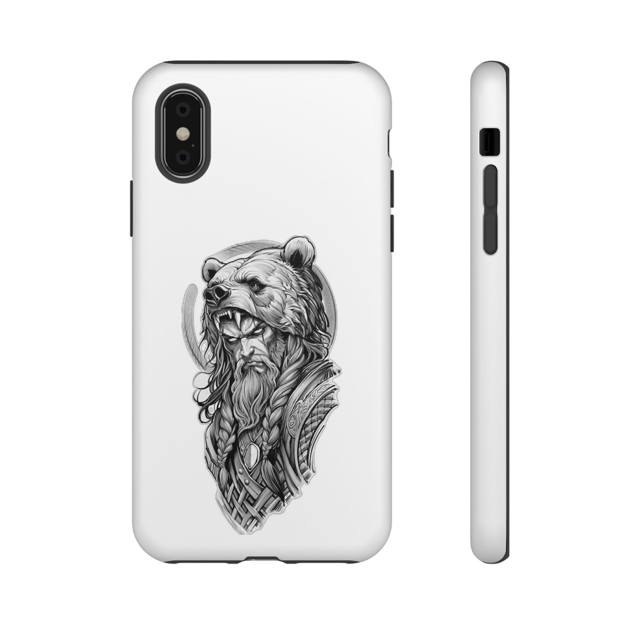 Viking Berserker Bear – Norse Warrior iPhone Case