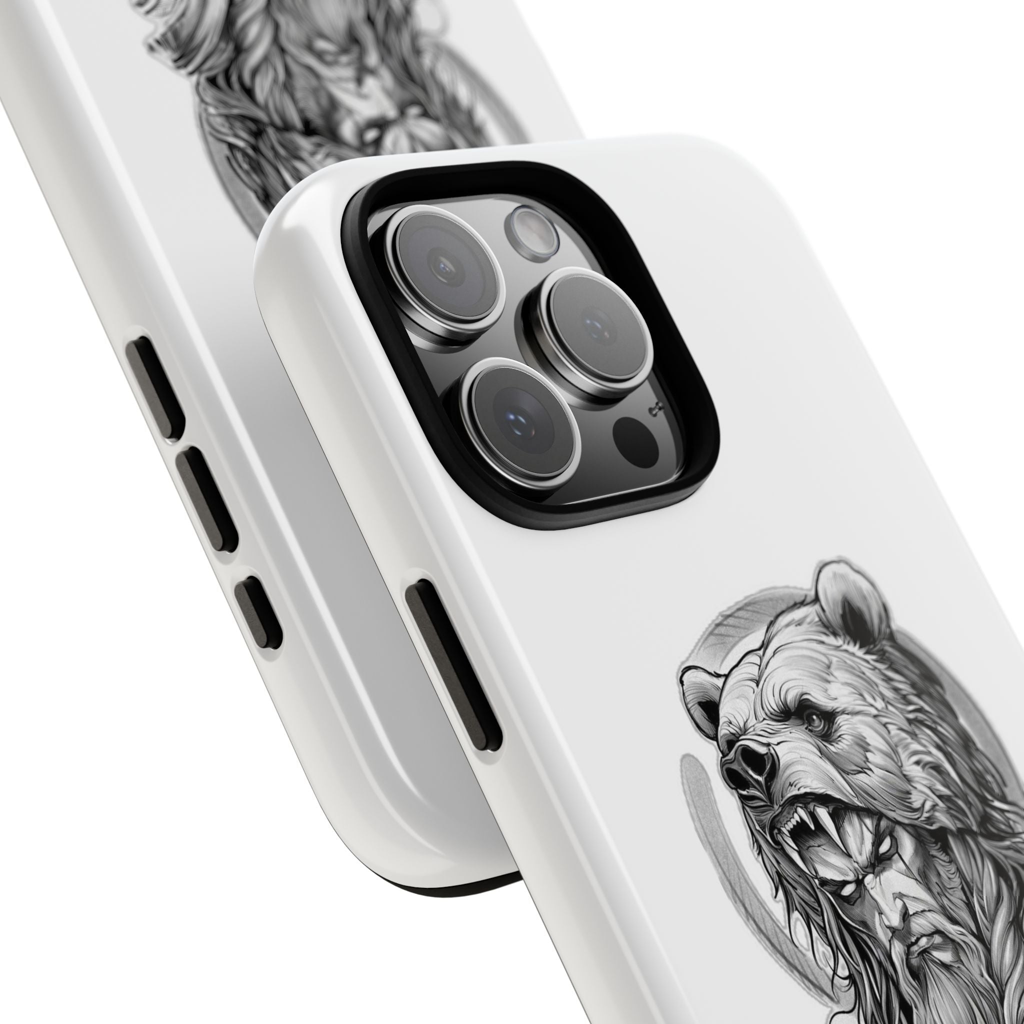 Viking Berserker Bear – Norse Warrior iPhone Case