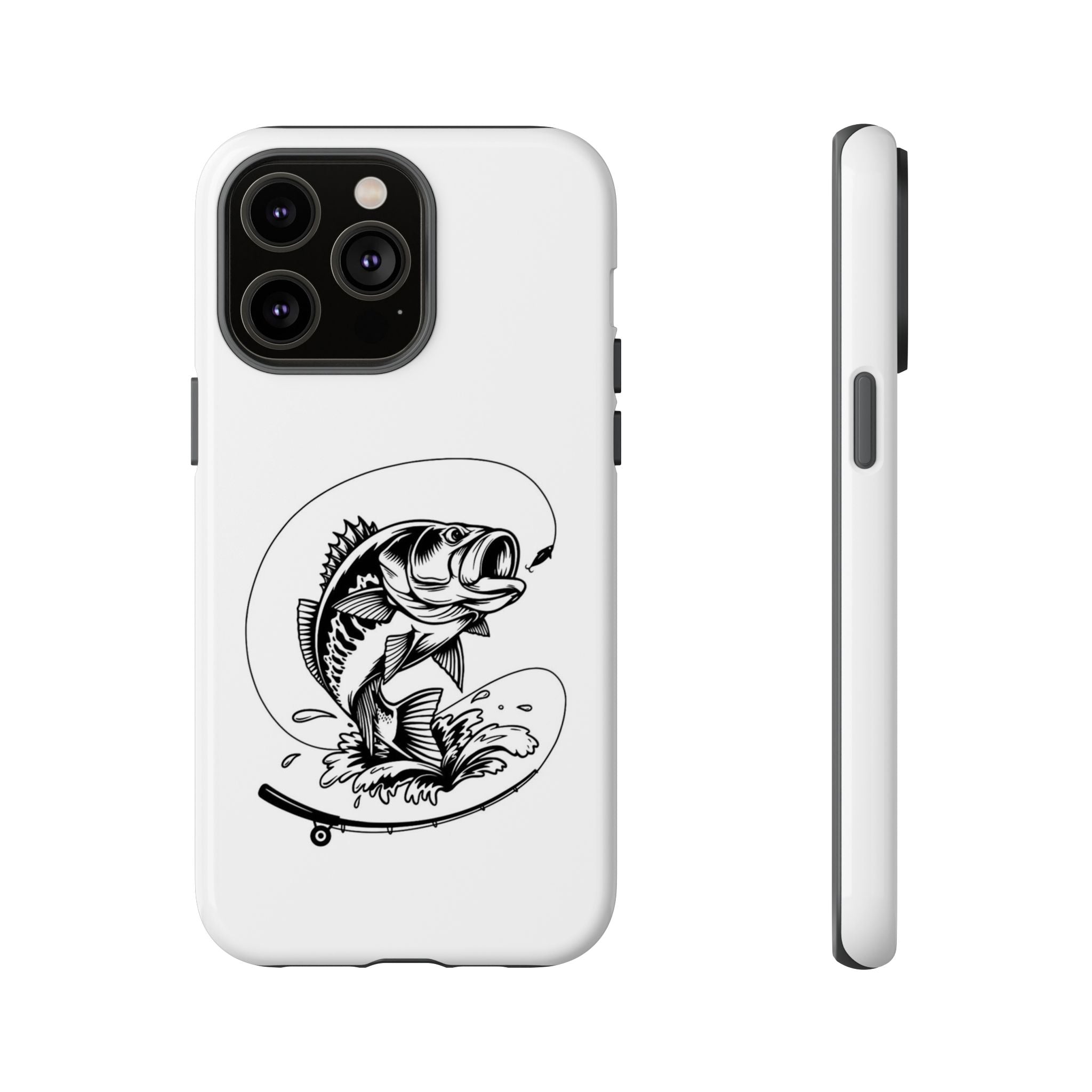 Jumping Bass Fishing – Angler Sport iPhone Case