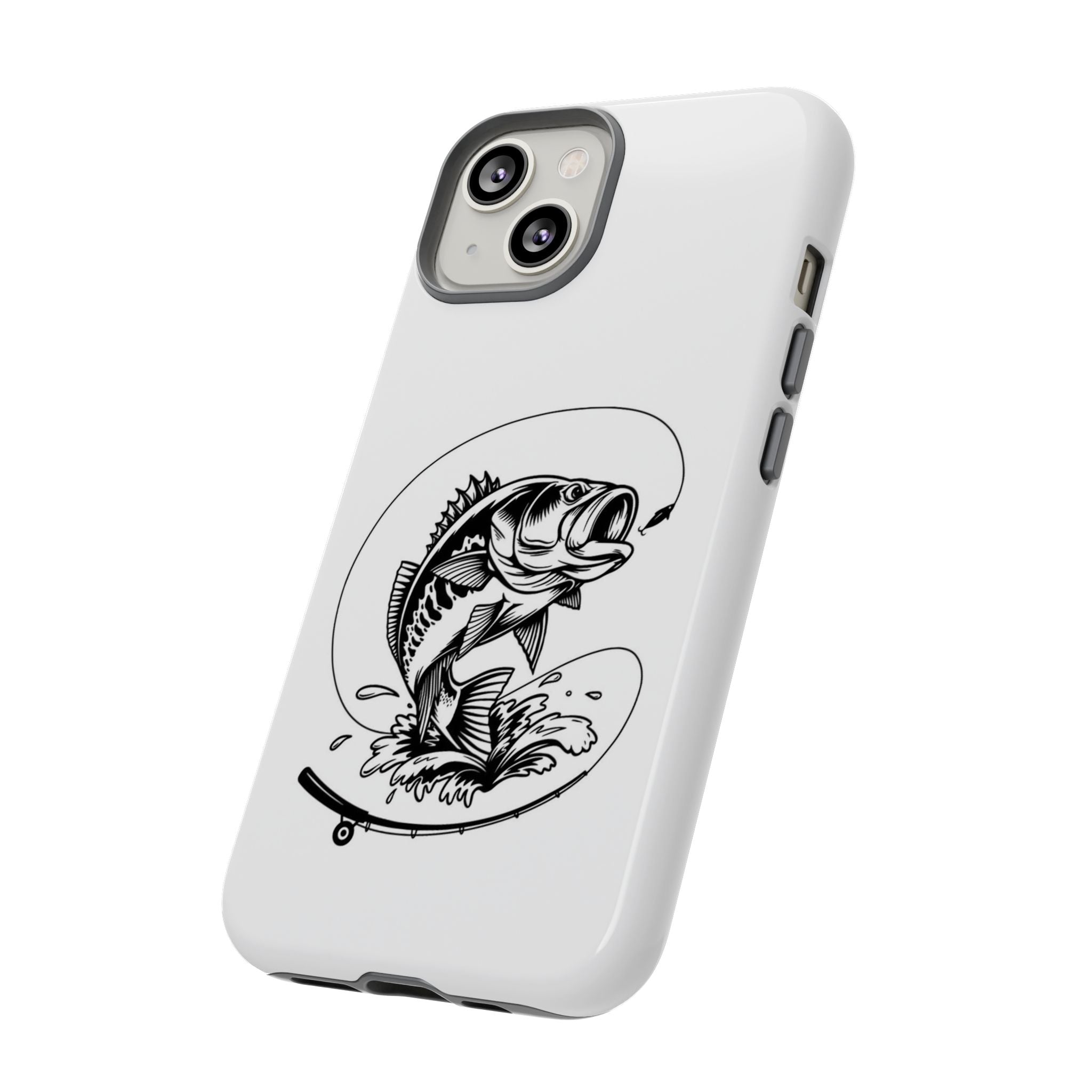 Jumping Bass Fishing – Angler Sport iPhone Case