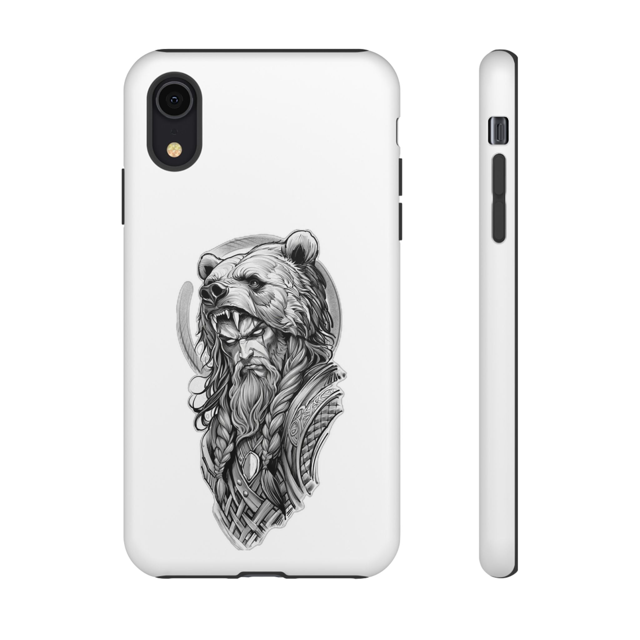 Viking Berserker Bear – Norse Warrior iPhone Case