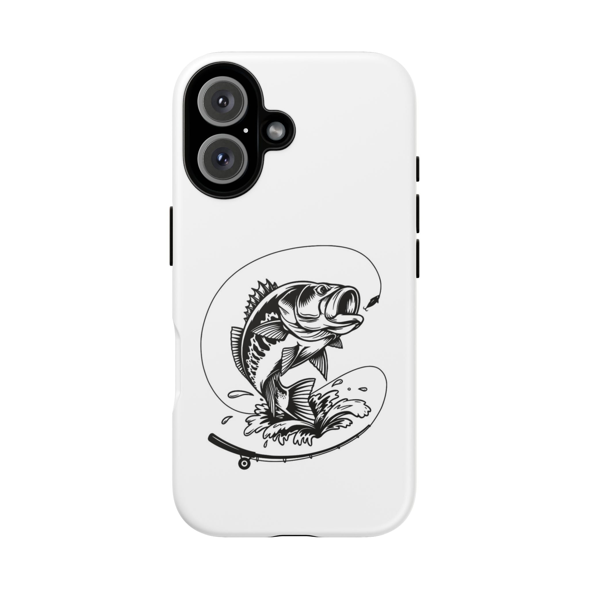 Jumping Bass Fishing – Angler Sport iPhone Case
