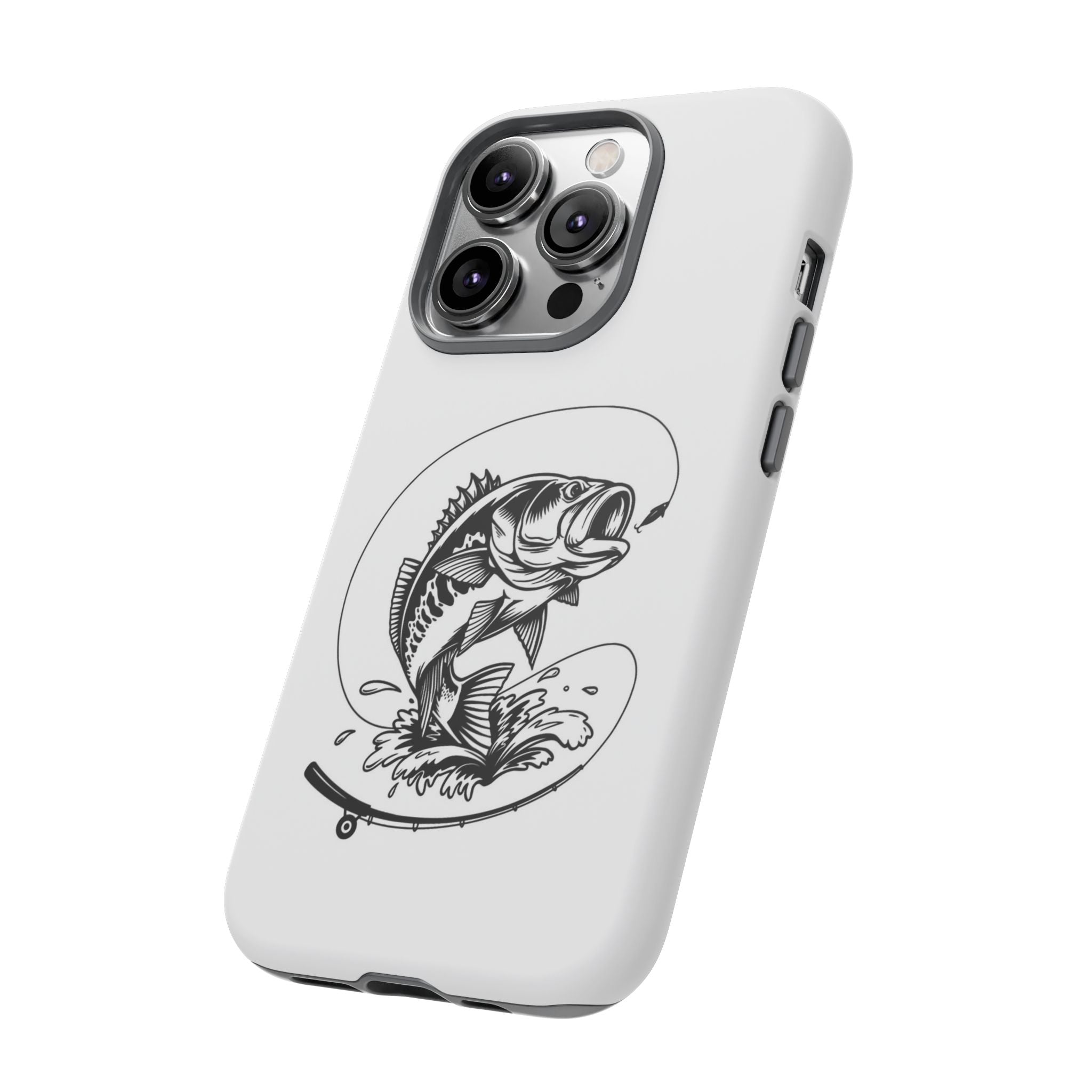 Jumping Bass Fishing – Angler Sport iPhone Case