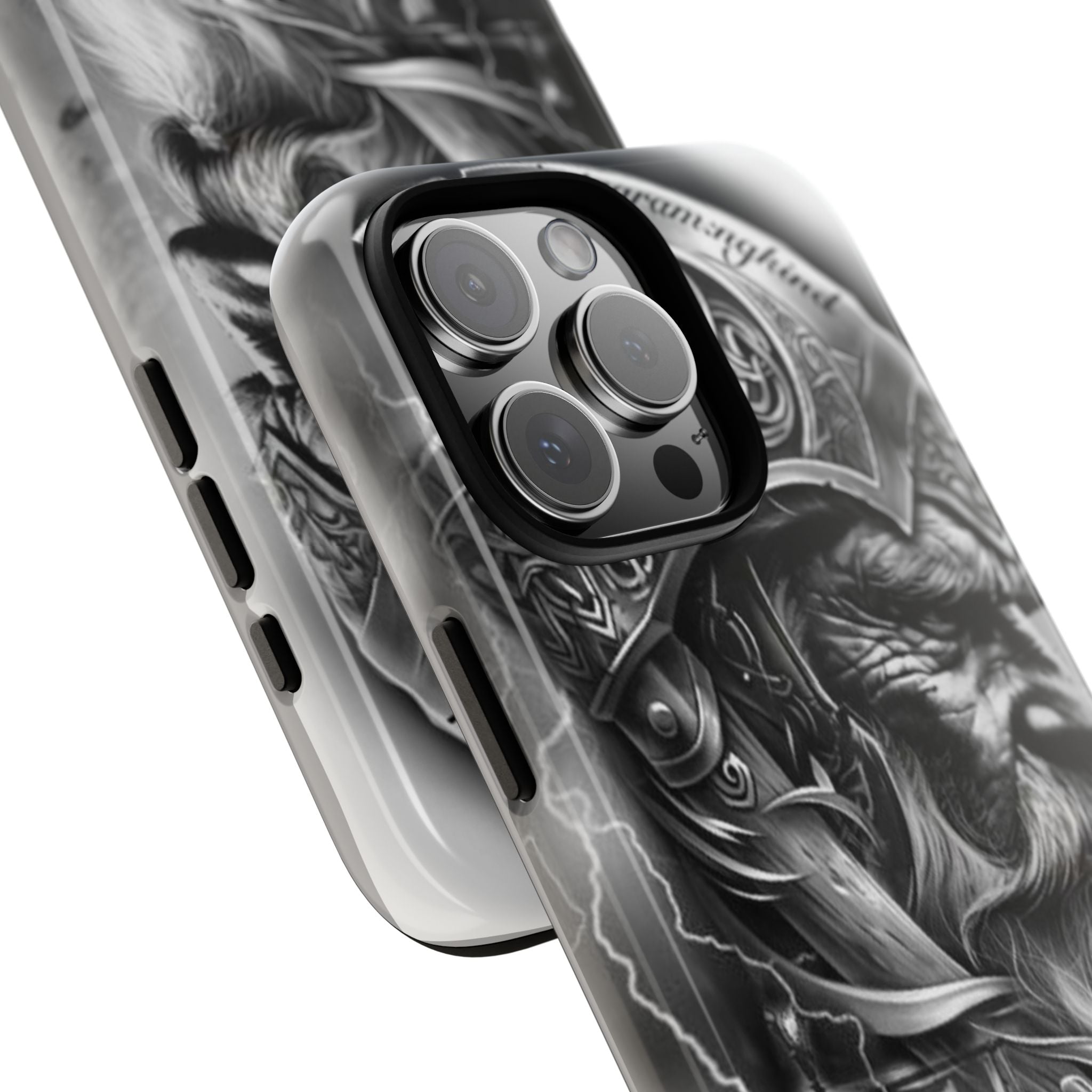 Viking Warrior & Longship – Norse Mythology iPhone Case