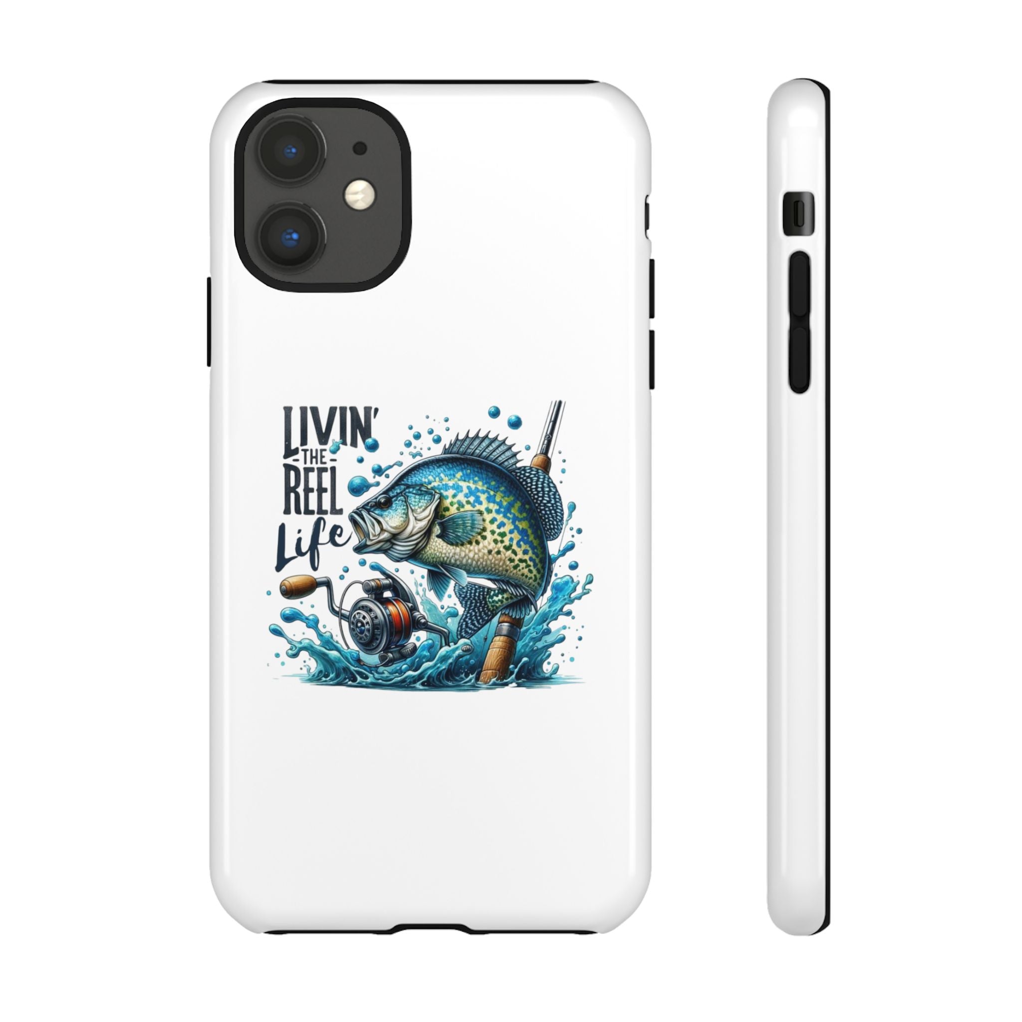 Livin’ The Reel Life – Crappie Fishing iPhone Case