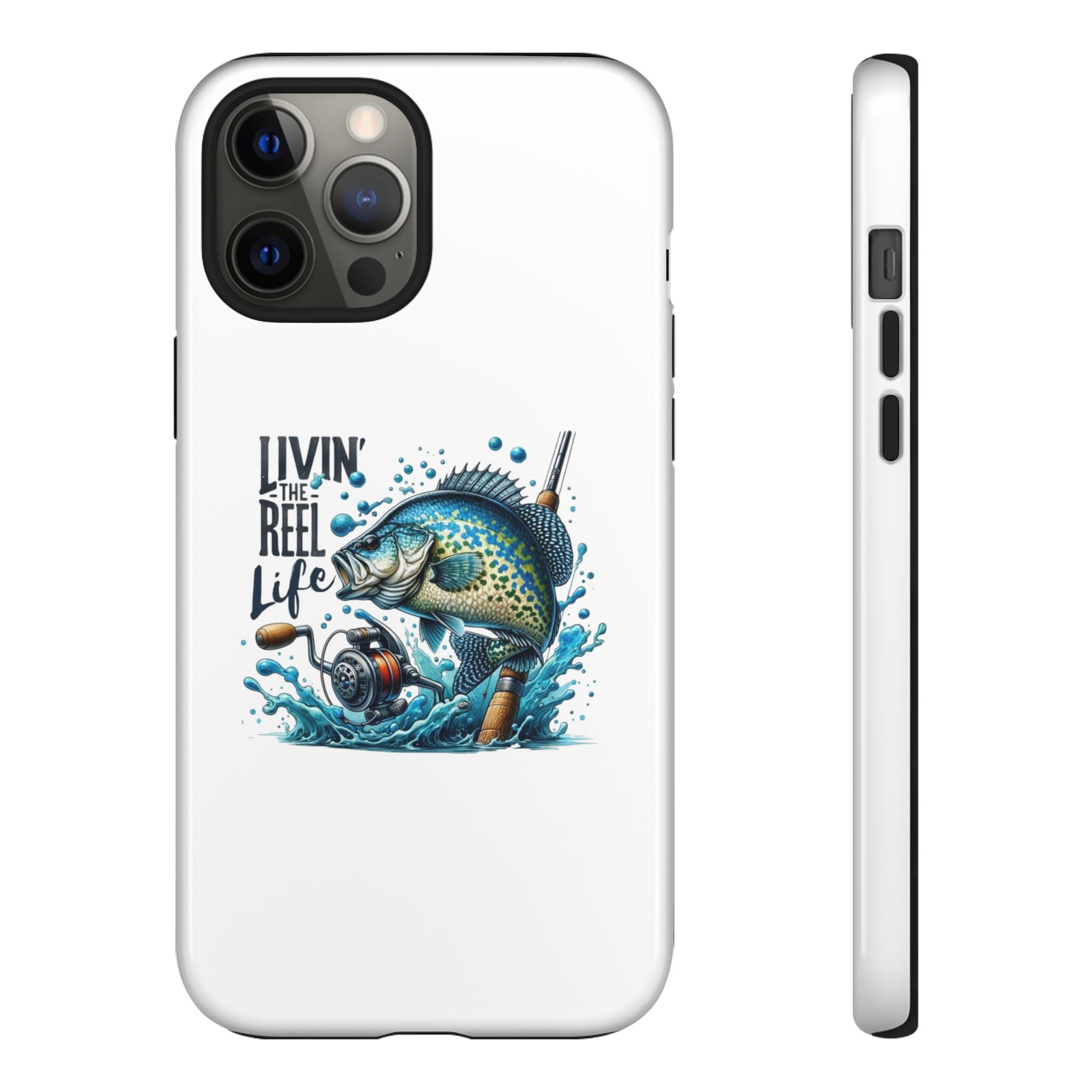 Livin’ The Reel Life – Crappie Fishing iPhone Case
