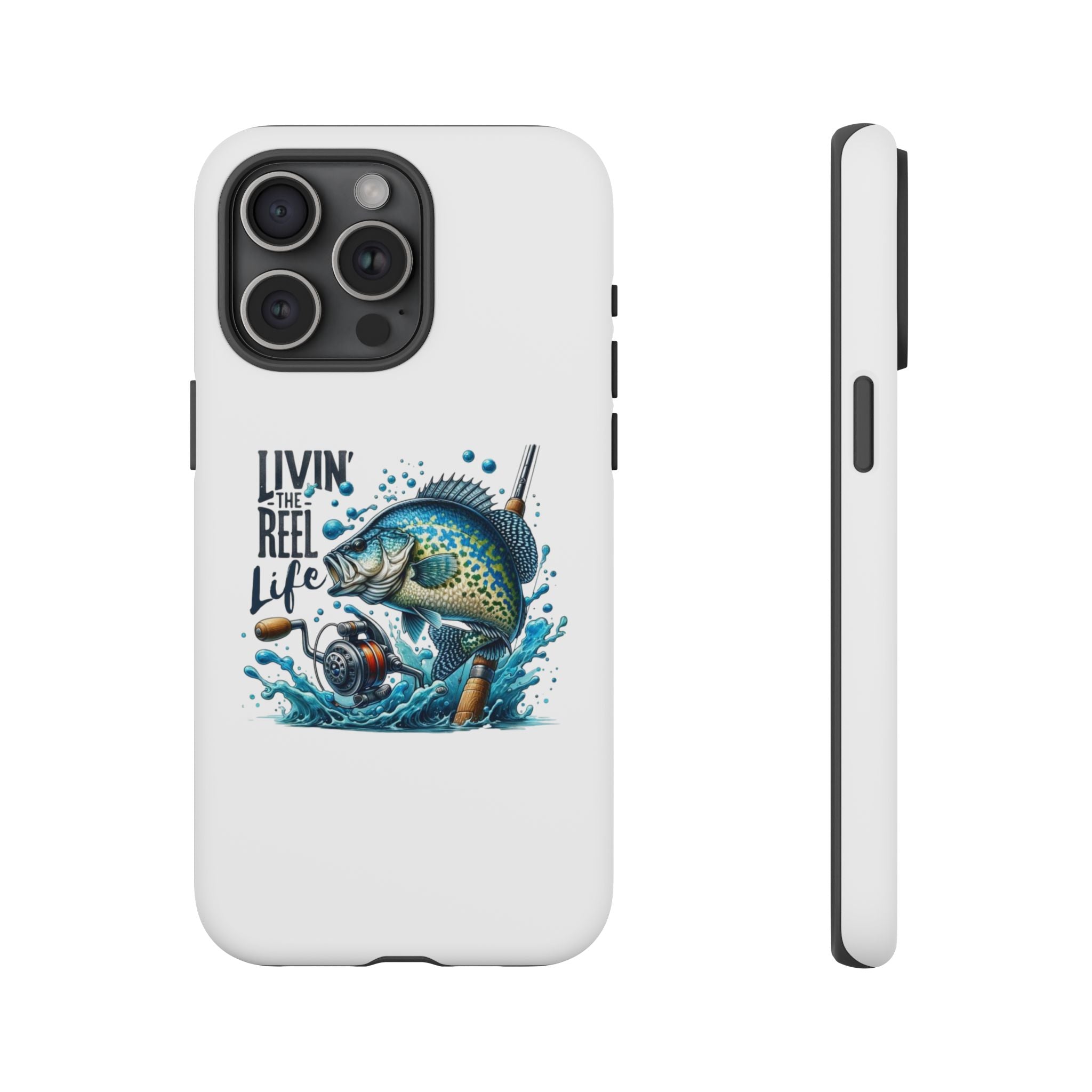 Livin’ The Reel Life – Crappie Fishing iPhone Case