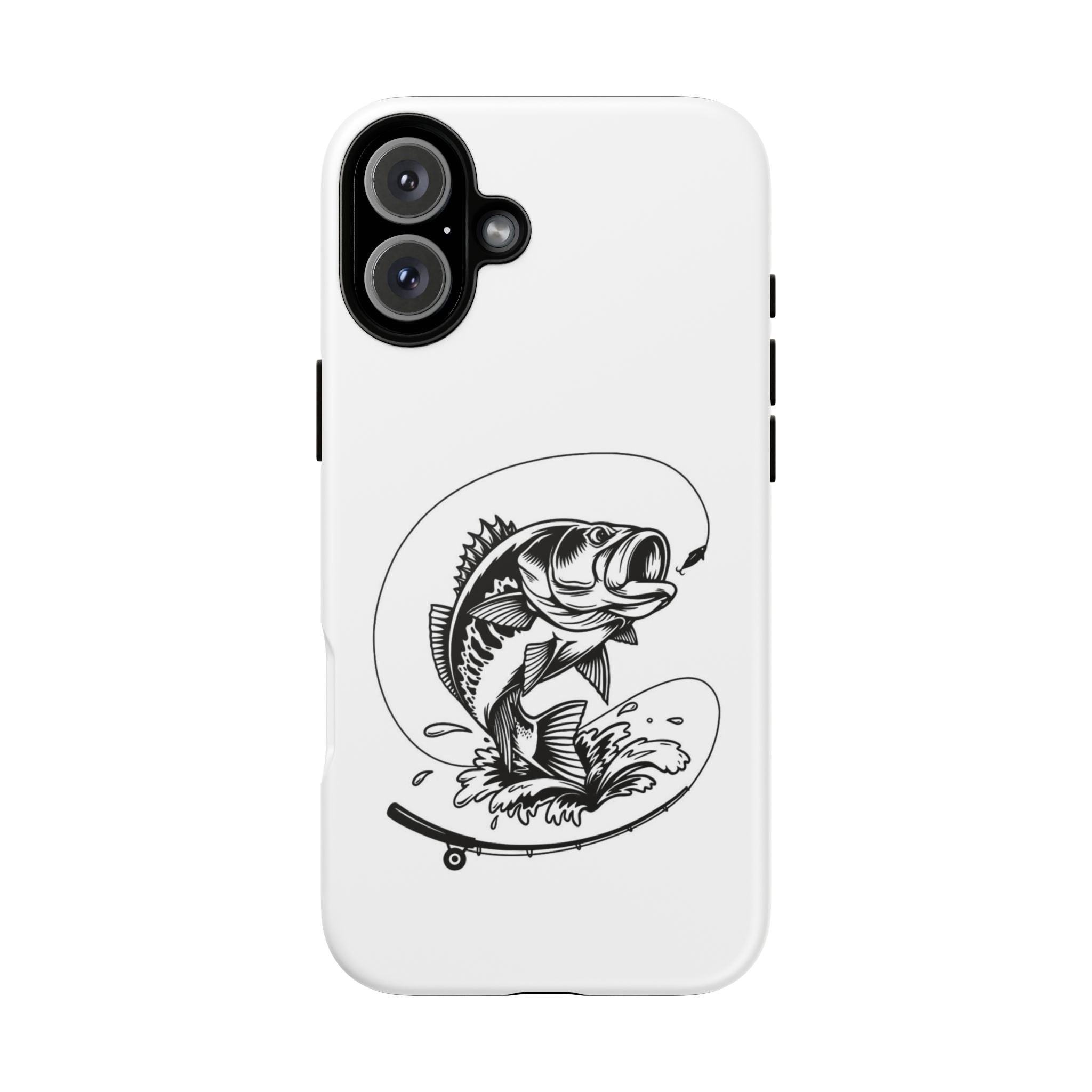 Jumping Bass Fishing – Angler Sport iPhone Case