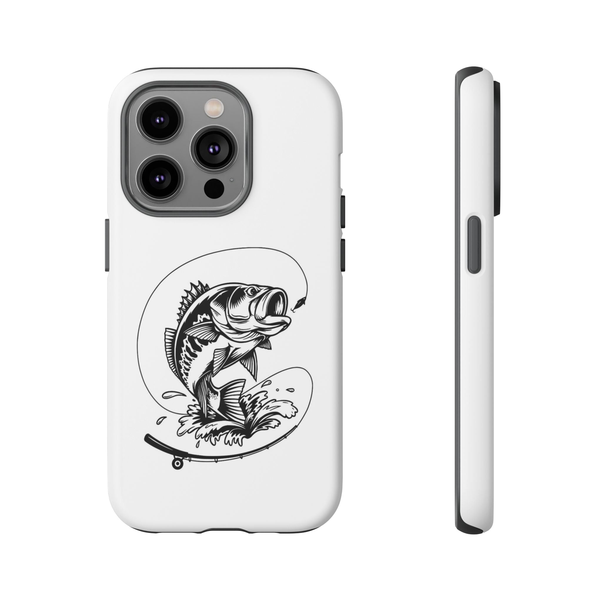 Jumping Bass Fishing – Angler Sport iPhone Case