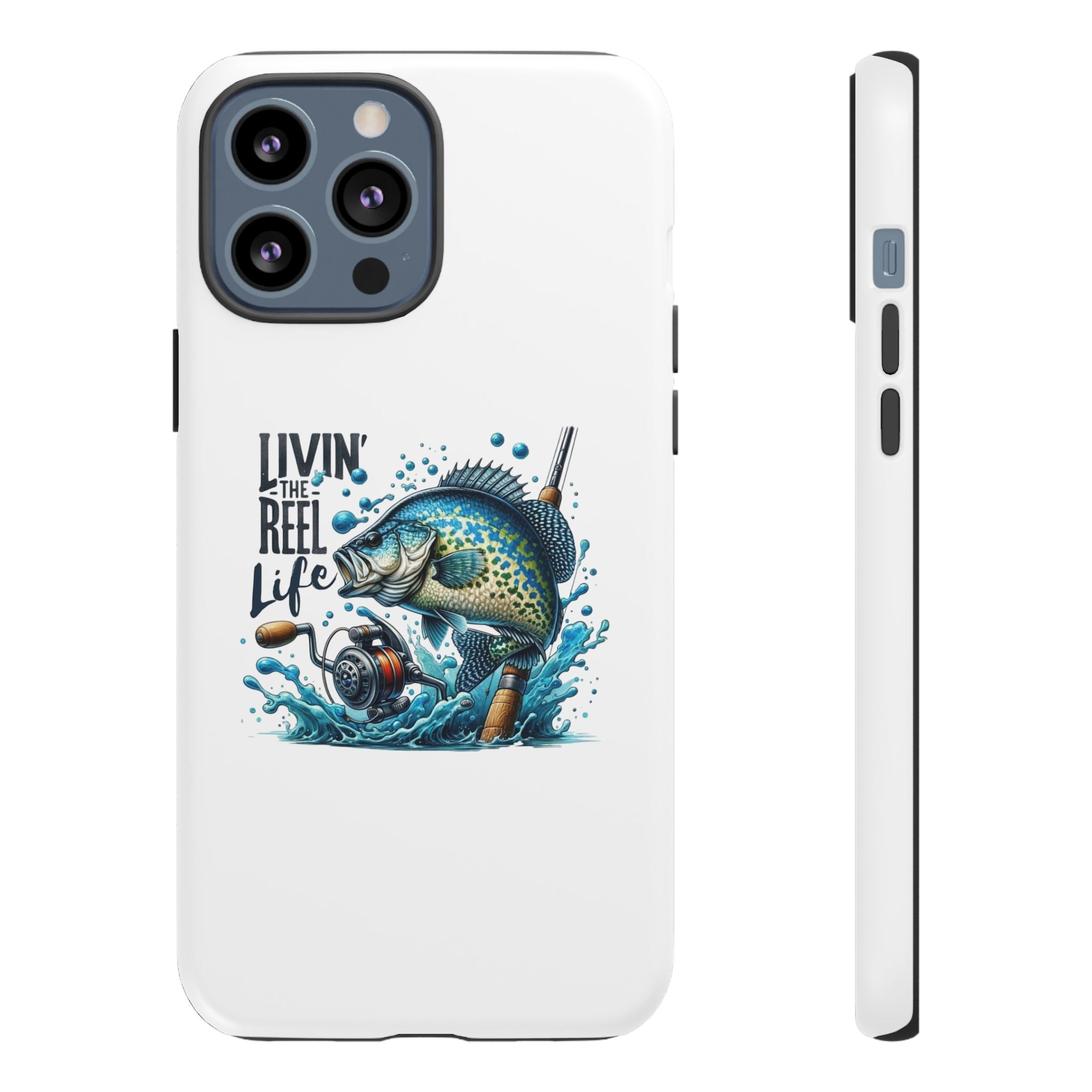 Livin’ The Reel Life – Crappie Fishing iPhone Case