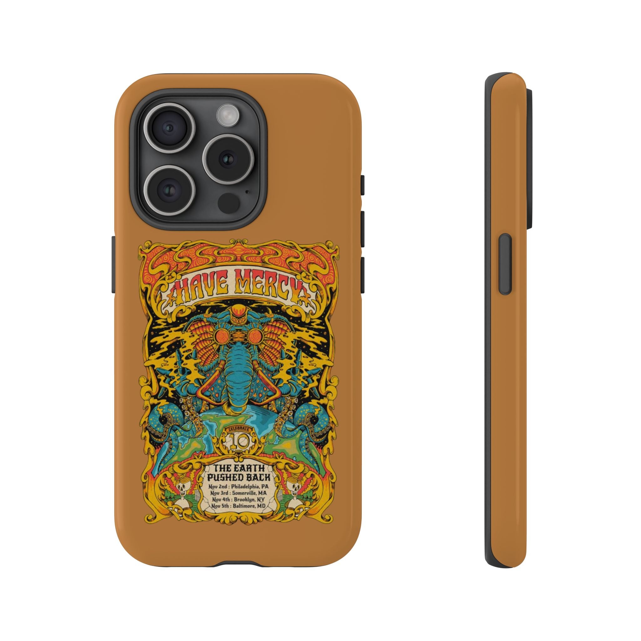 Psychedelic Elephant Warrior – Trippy Retro iPhone Case