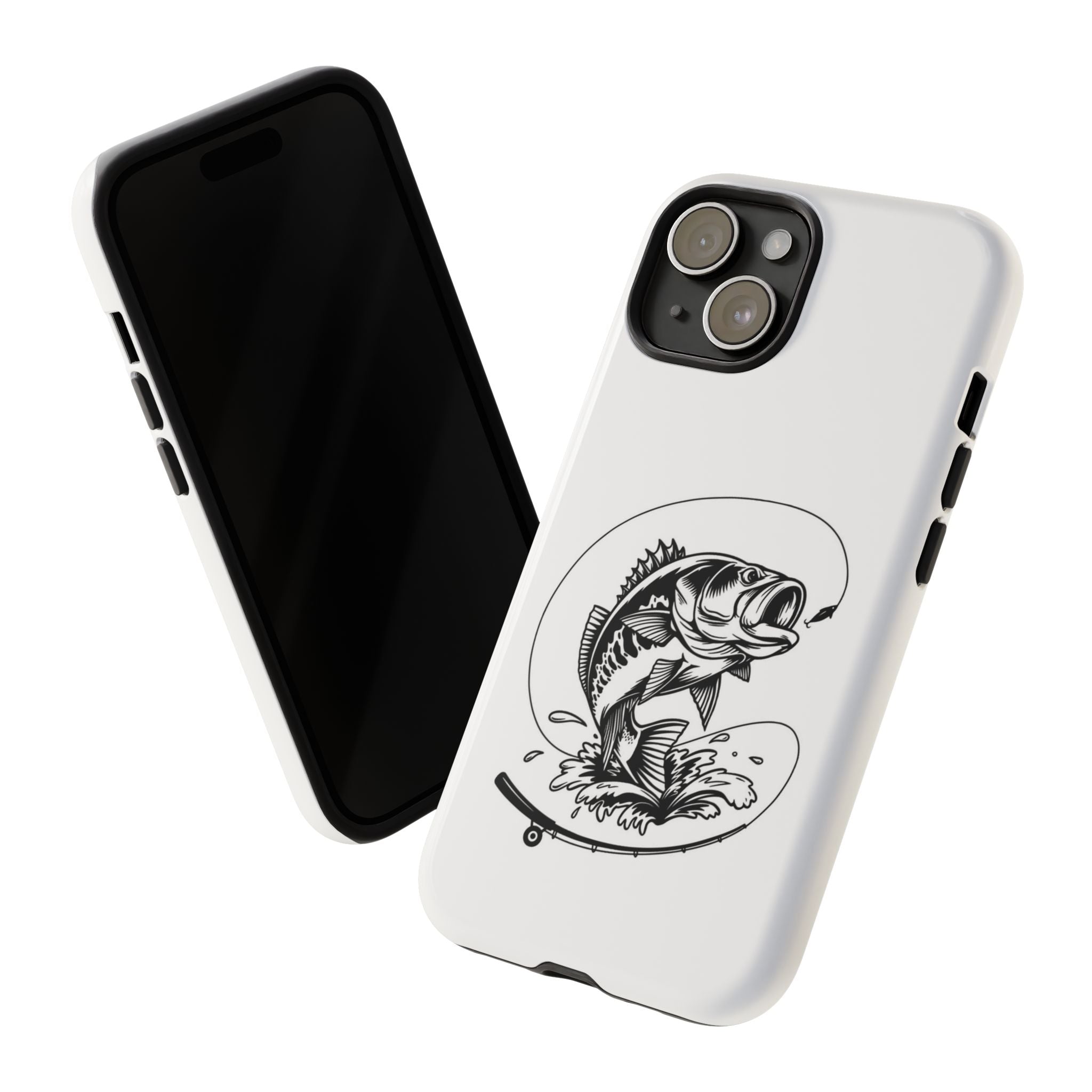 Jumping Bass Fishing – Angler Sport iPhone Case