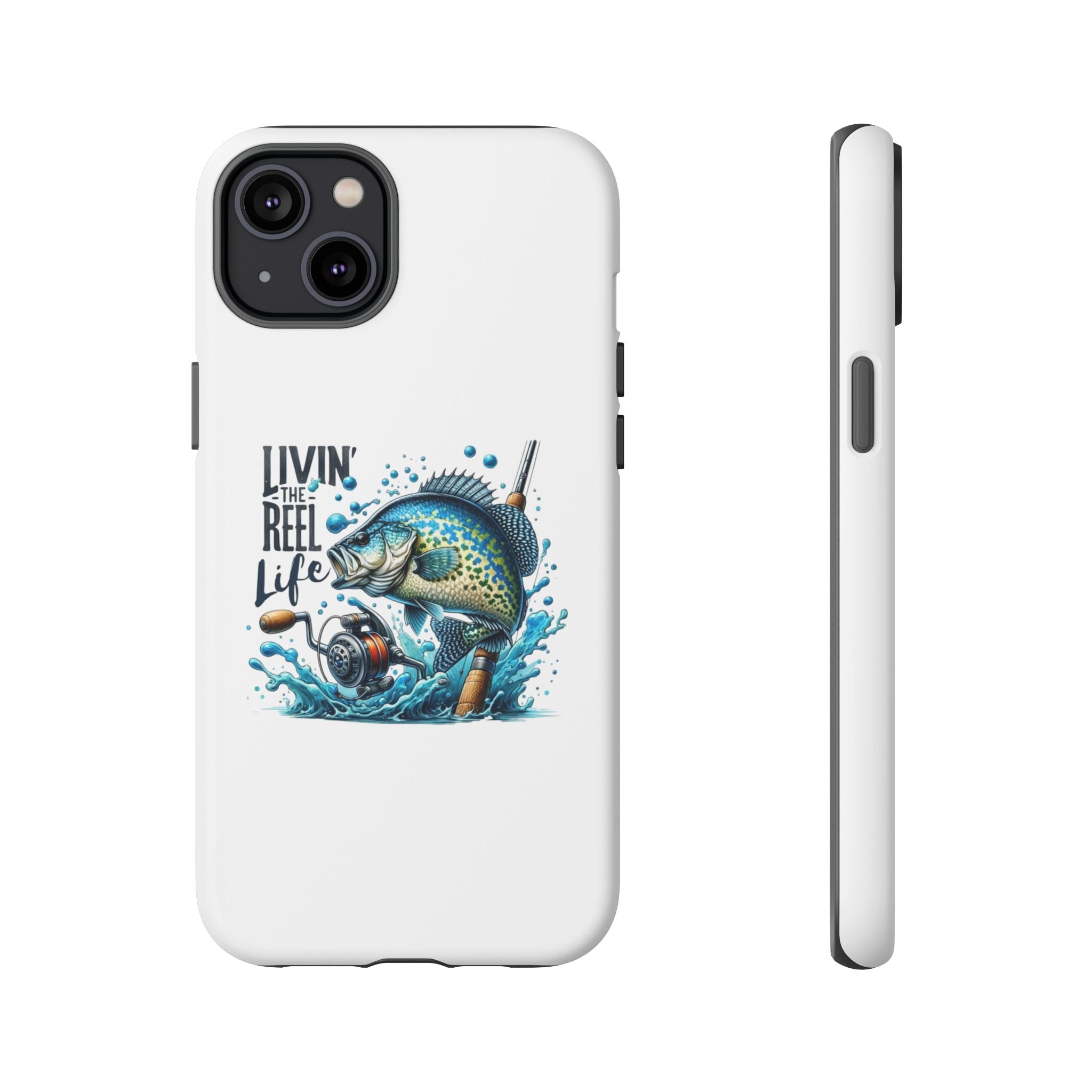 Livin’ The Reel Life – Crappie Fishing iPhone Case