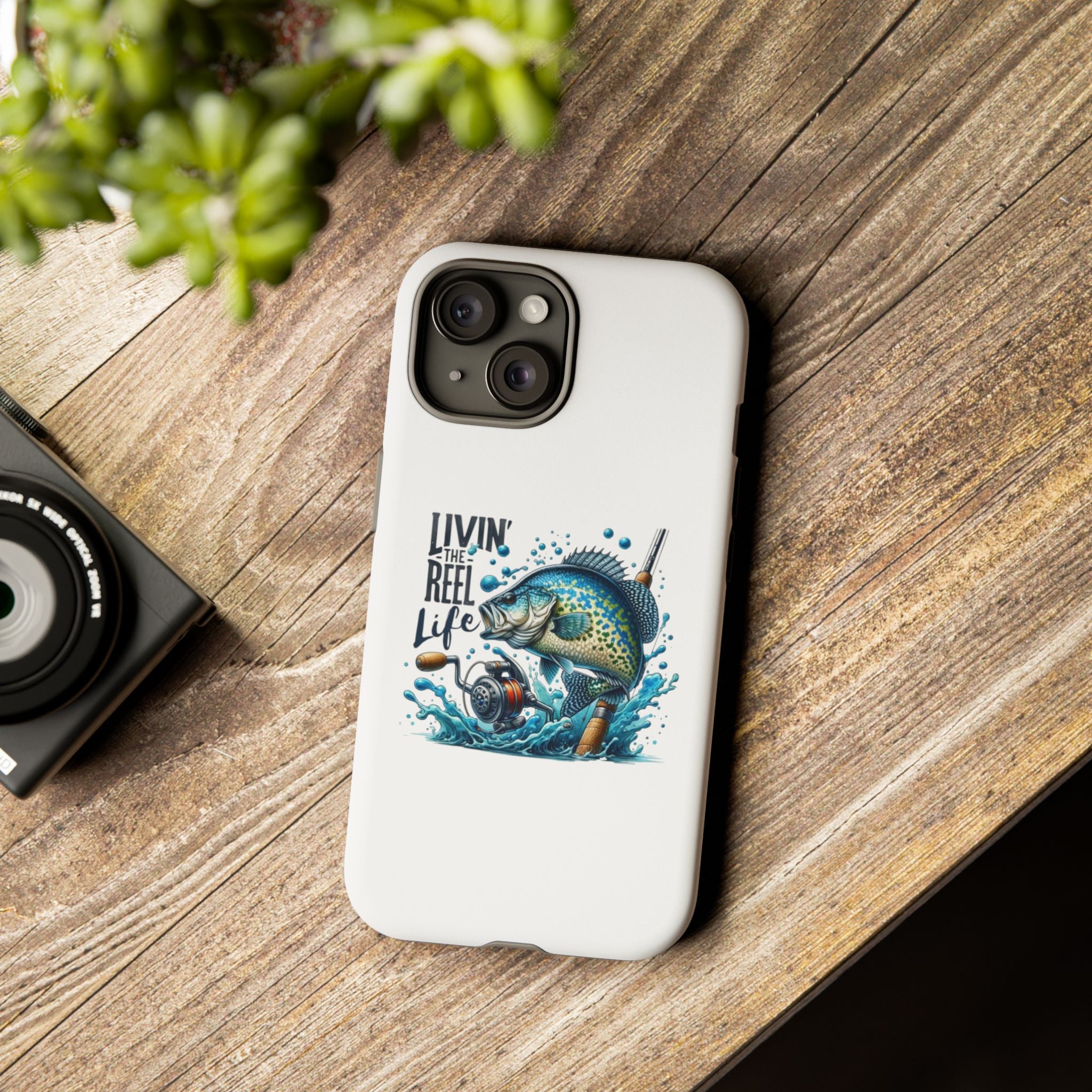 Livin’ The Reel Life – Crappie Fishing iPhone Case
