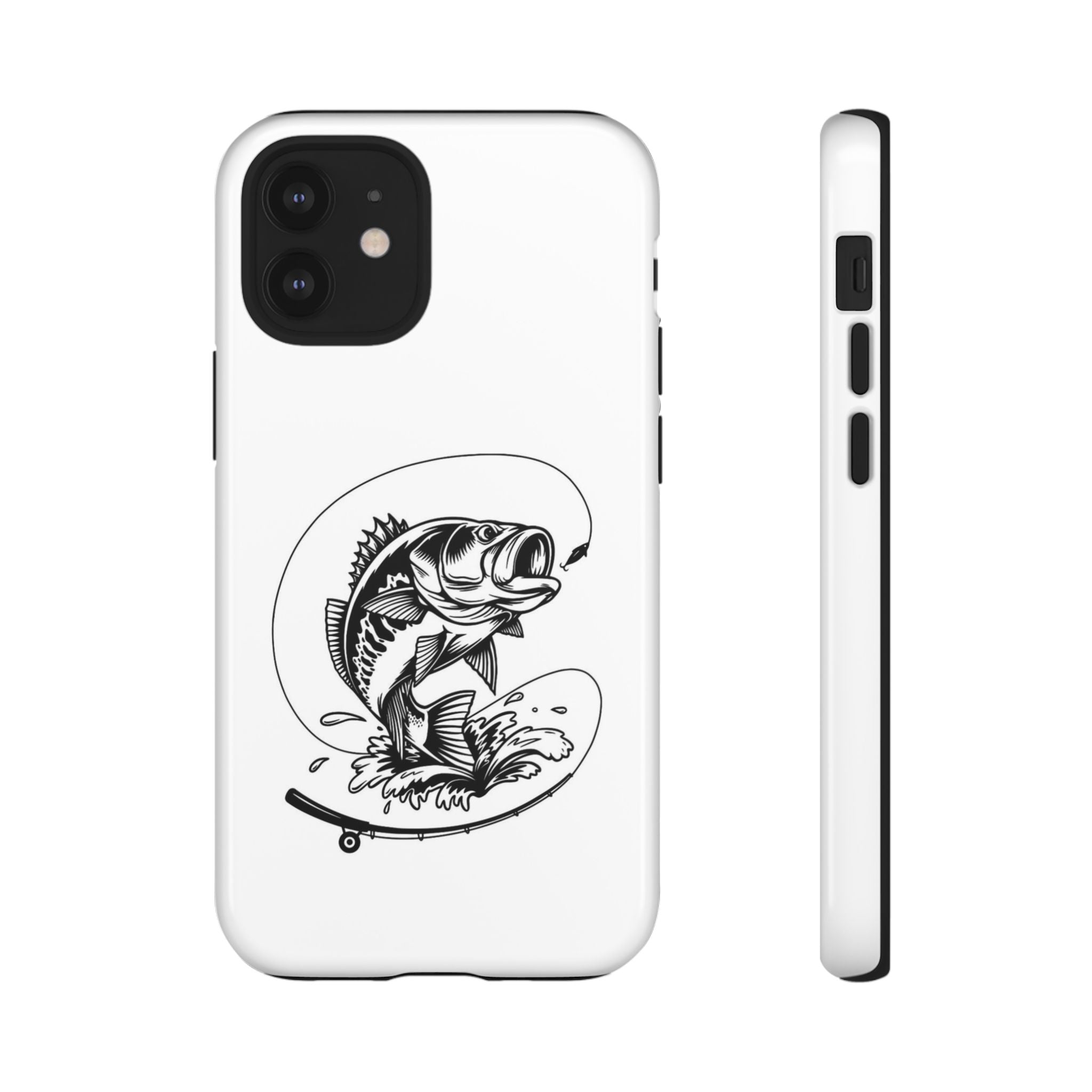 Jumping Bass Fishing – Angler Sport iPhone Case