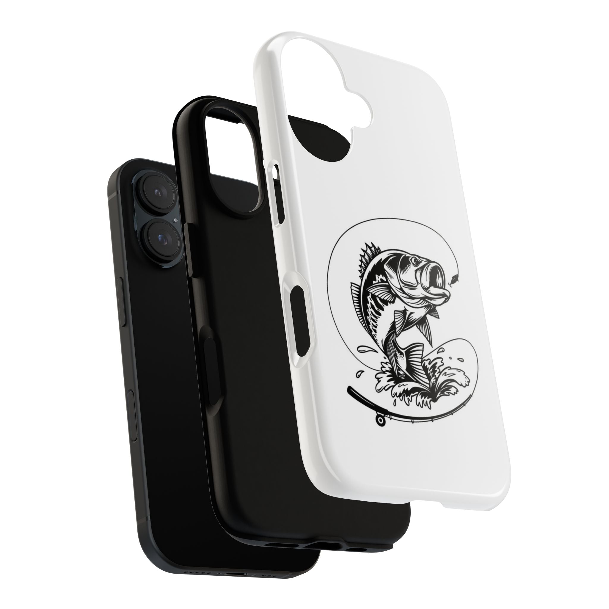 Jumping Bass Fishing – Angler Sport iPhone Case