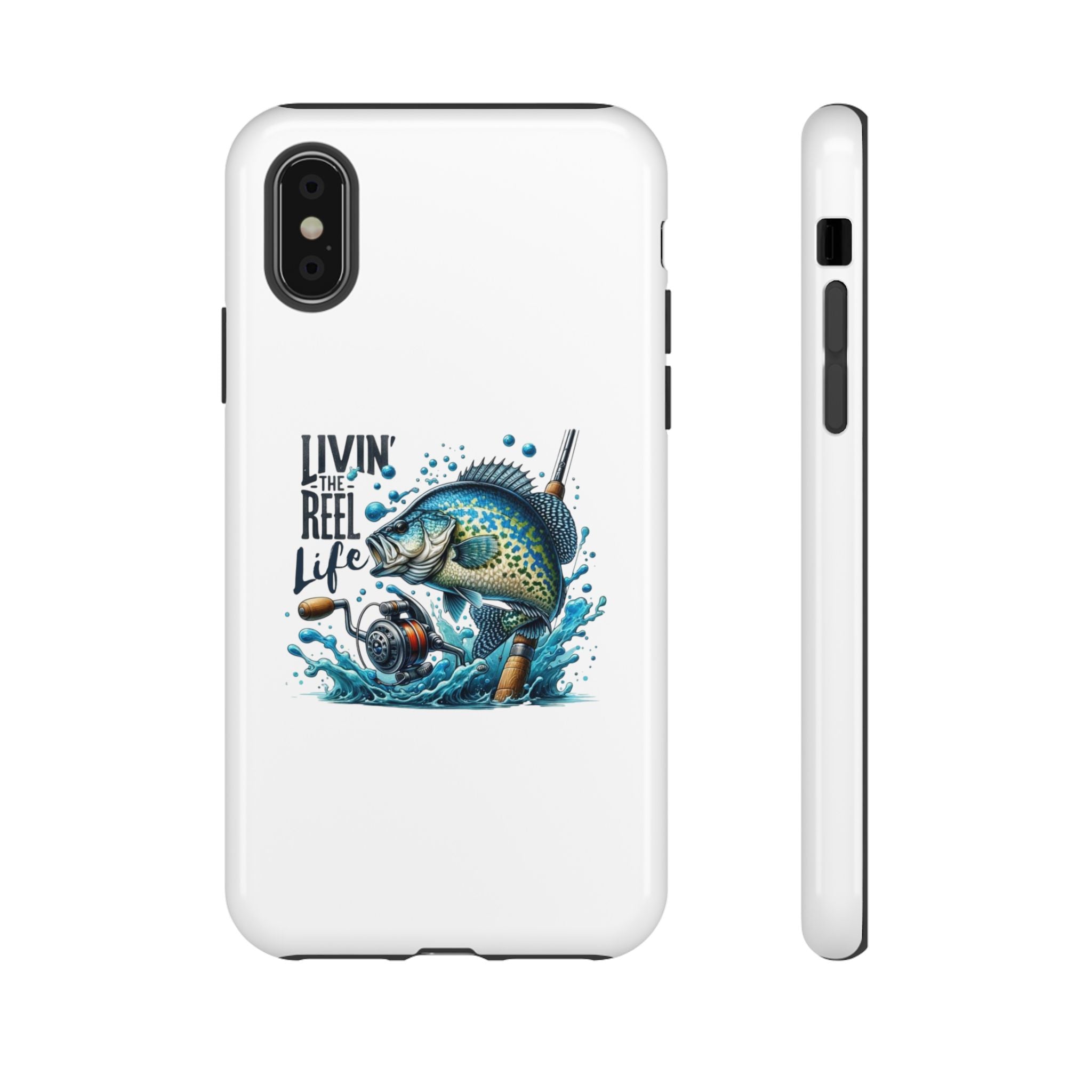 Livin’ The Reel Life – Crappie Fishing iPhone Case