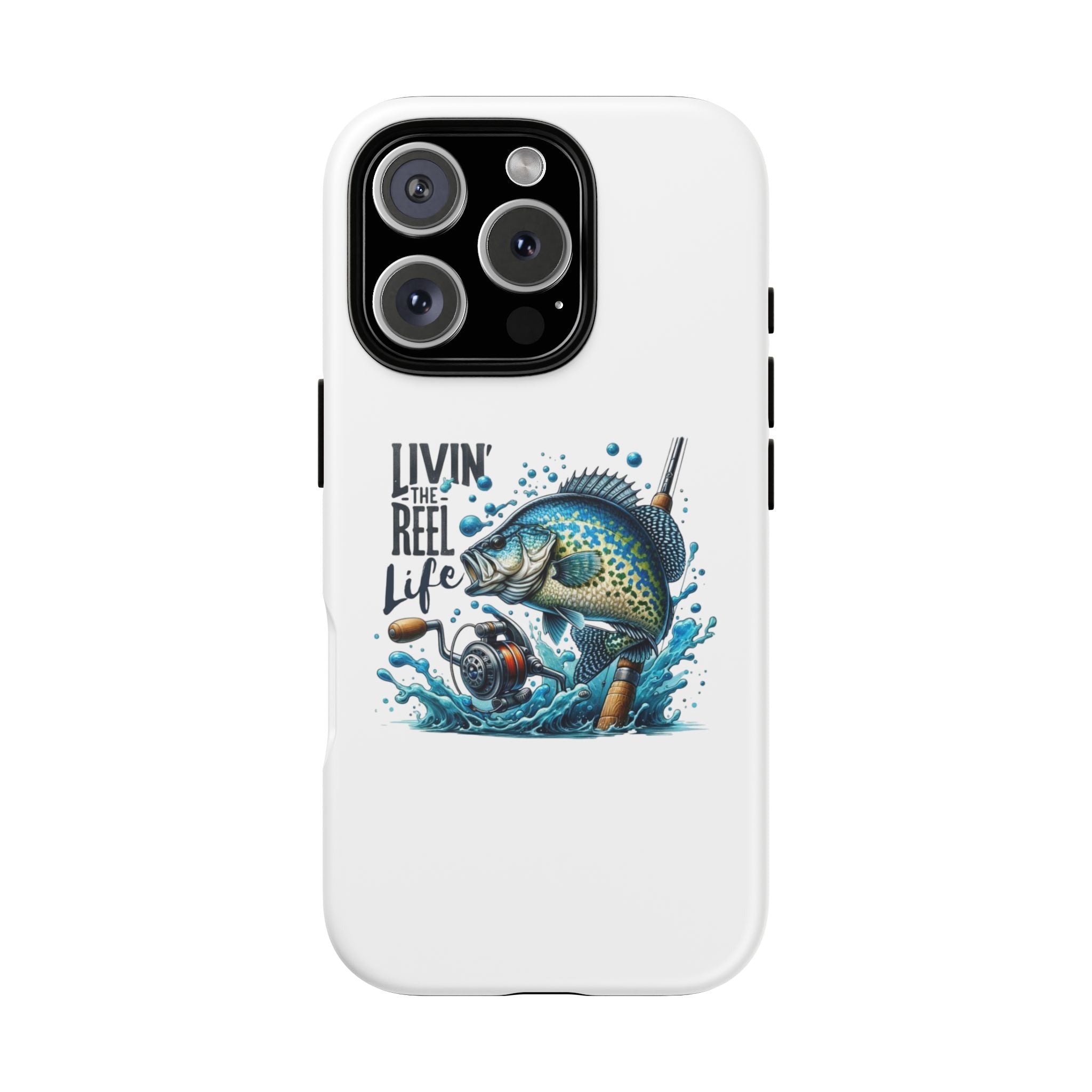 Livin’ The Reel Life – Crappie Fishing iPhone Case