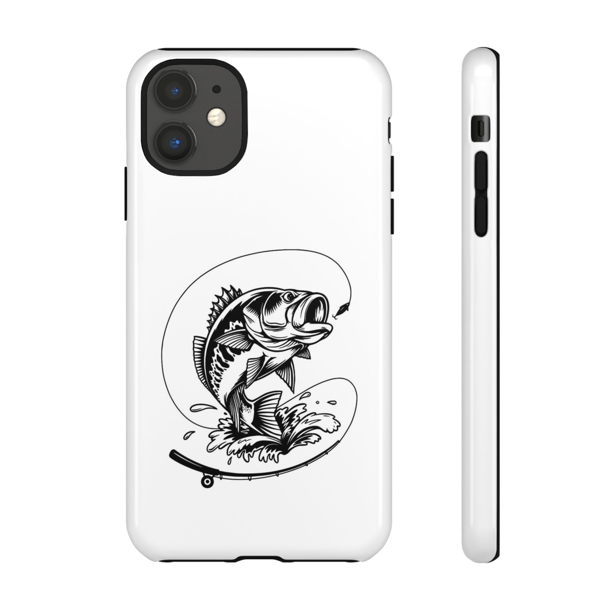 Jumping Bass Fishing – Angler Sport iPhone Case