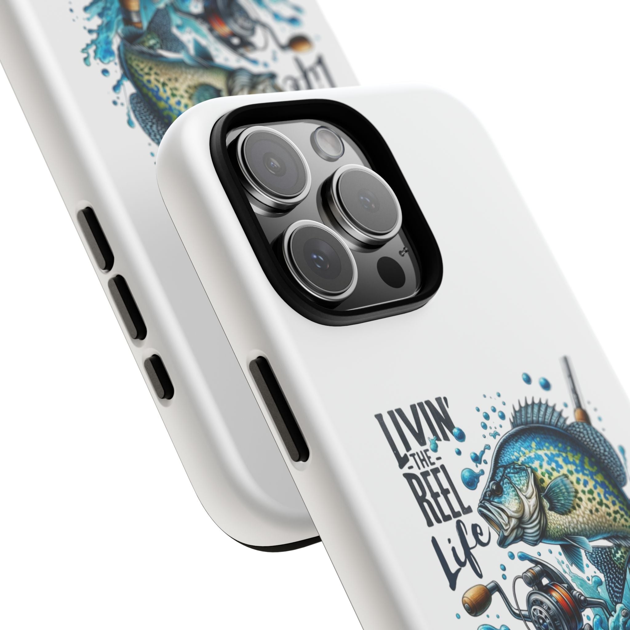 Livin’ The Reel Life – Crappie Fishing iPhone Case