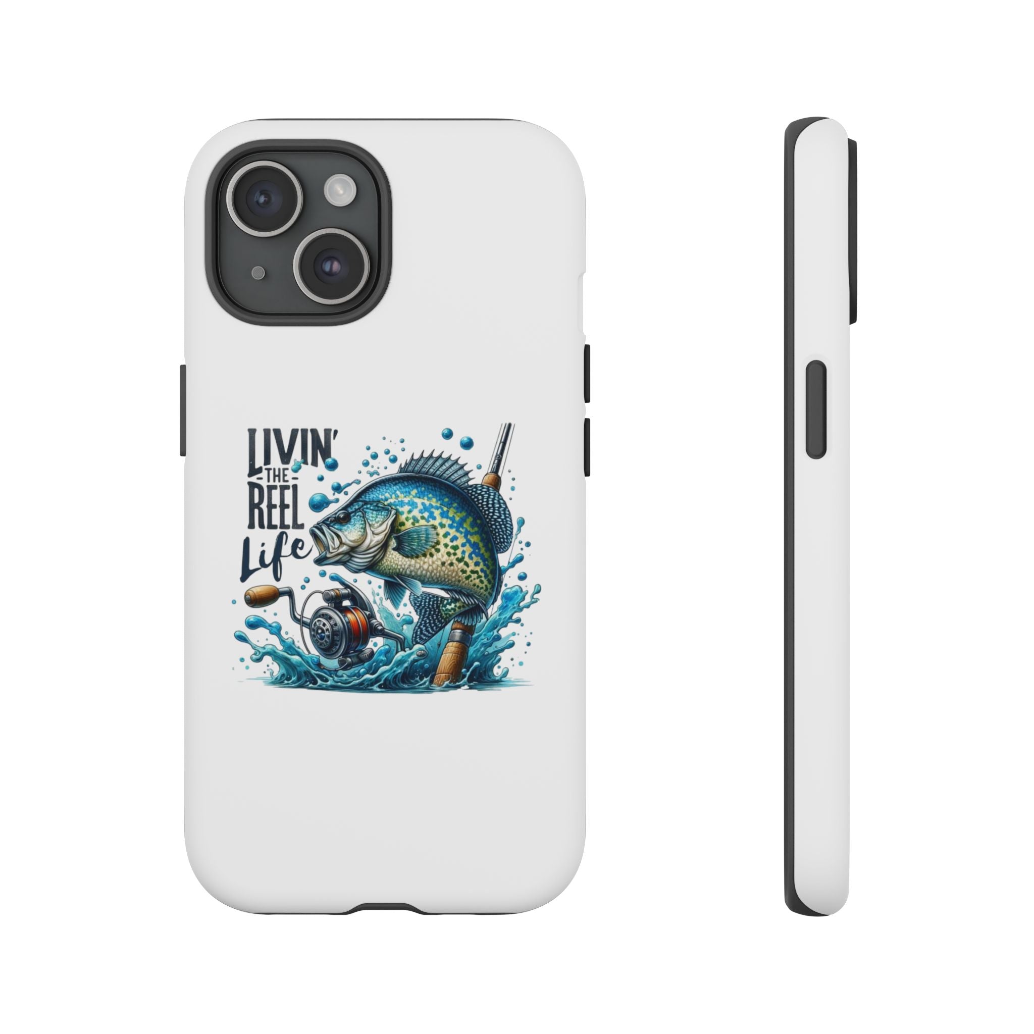Livin’ The Reel Life – Crappie Fishing iPhone Case