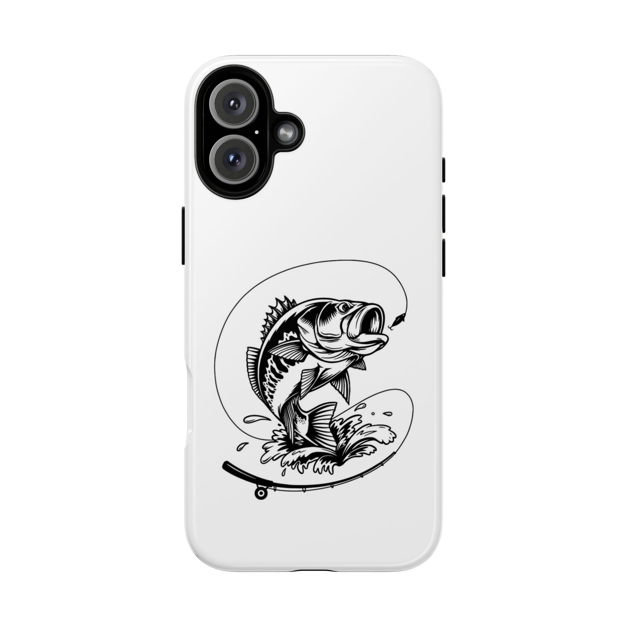 Jumping Bass Fishing – Angler Sport iPhone Case