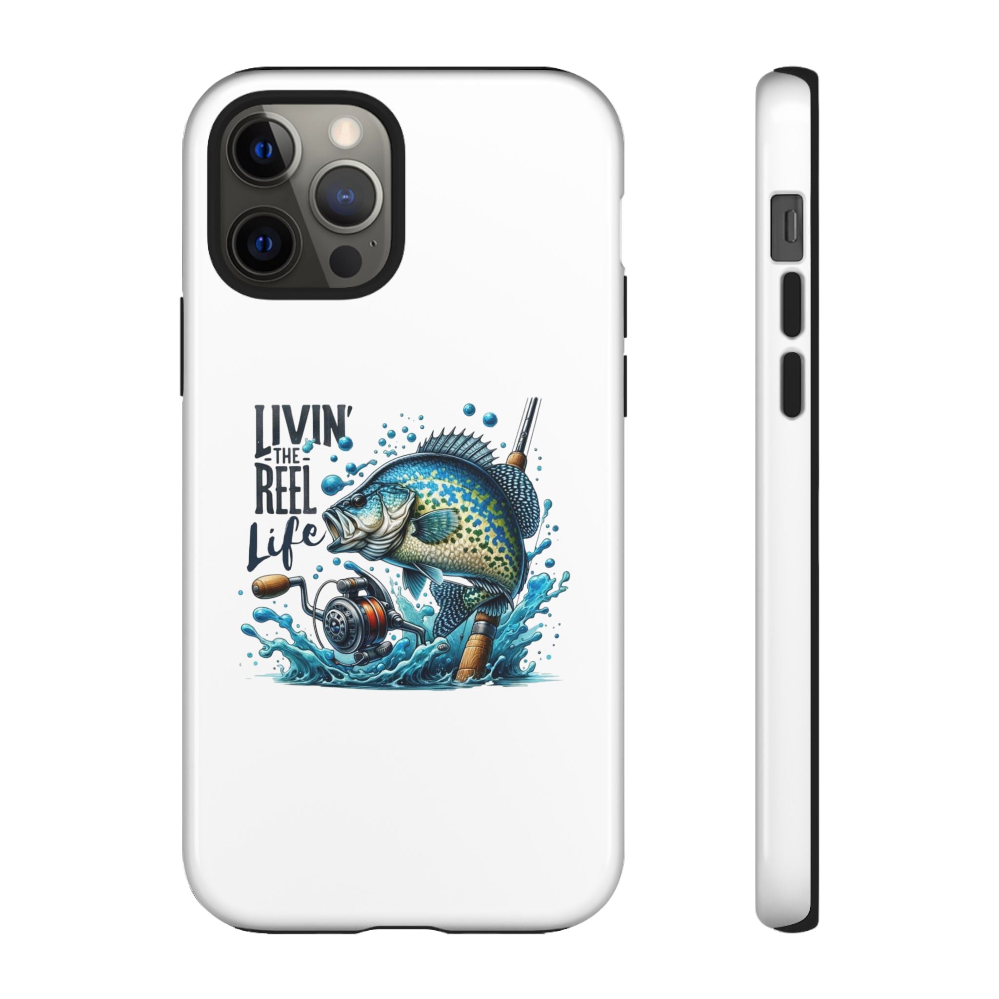 Livin’ The Reel Life – Crappie Fishing iPhone Case