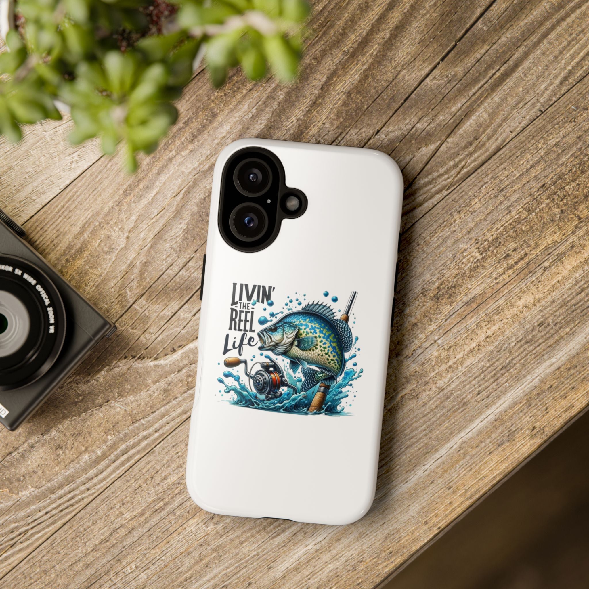 Livin’ The Reel Life – Crappie Fishing iPhone Case