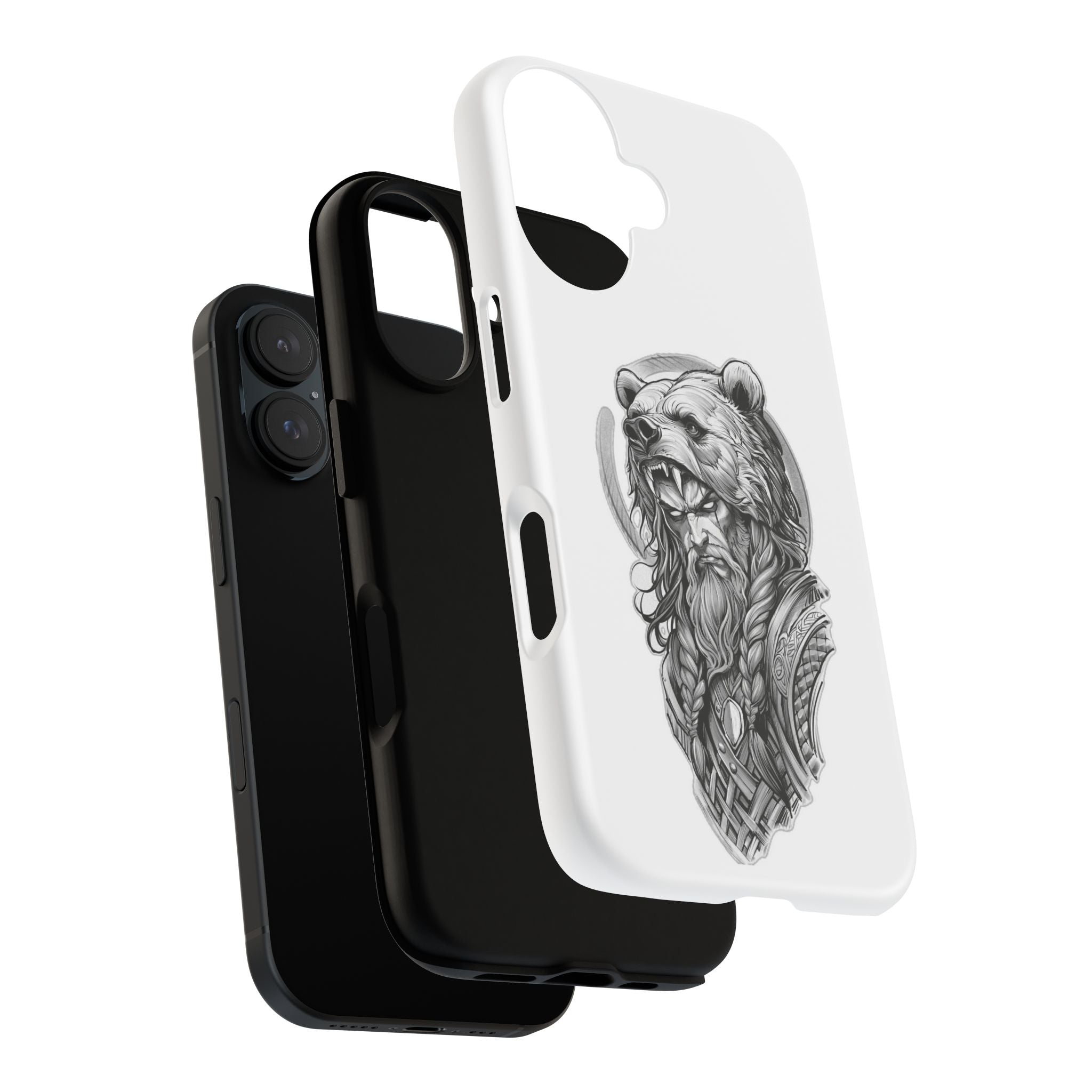 Viking Berserker Bear – Norse Warrior iPhone Case