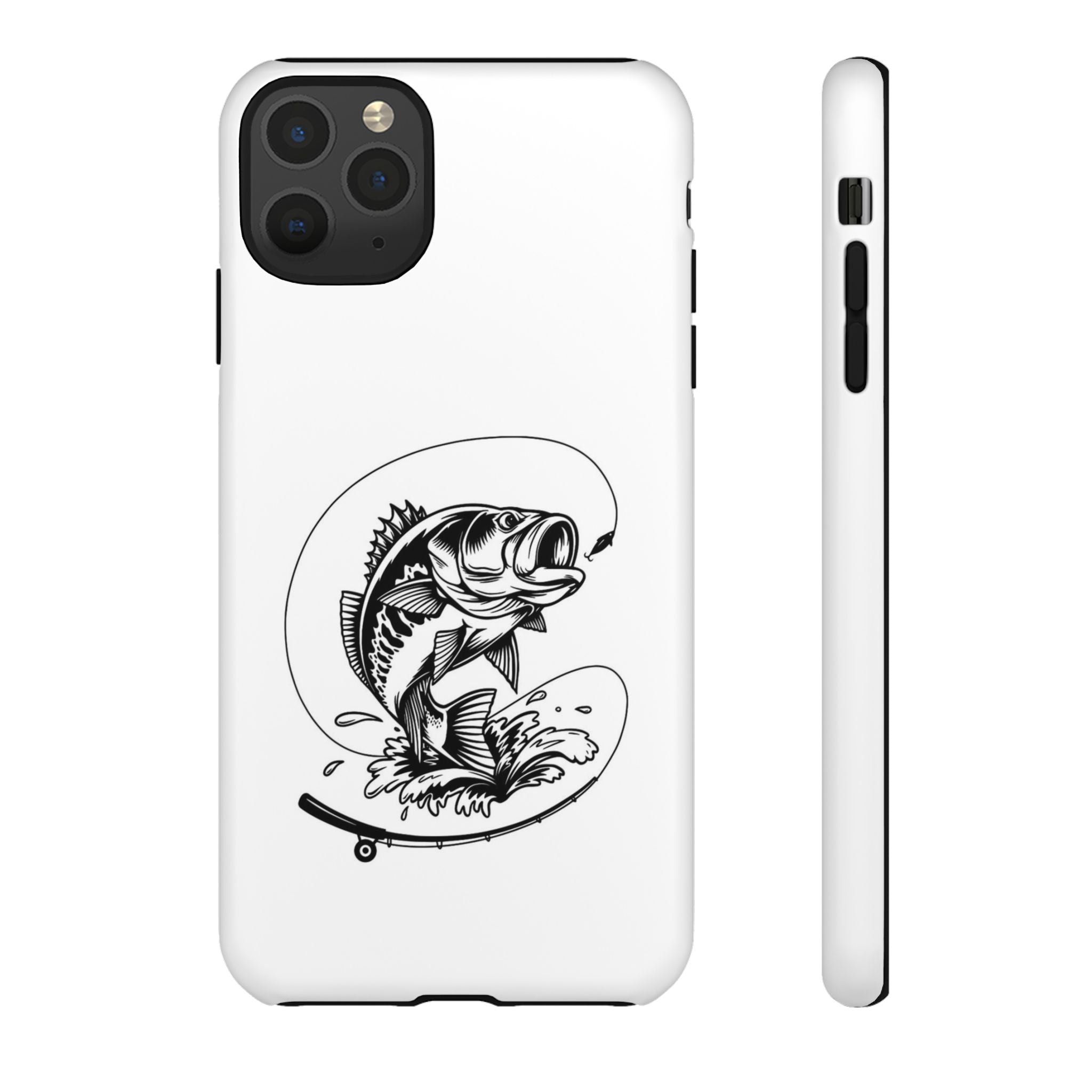 Jumping Bass Fishing – Angler Sport iPhone Case