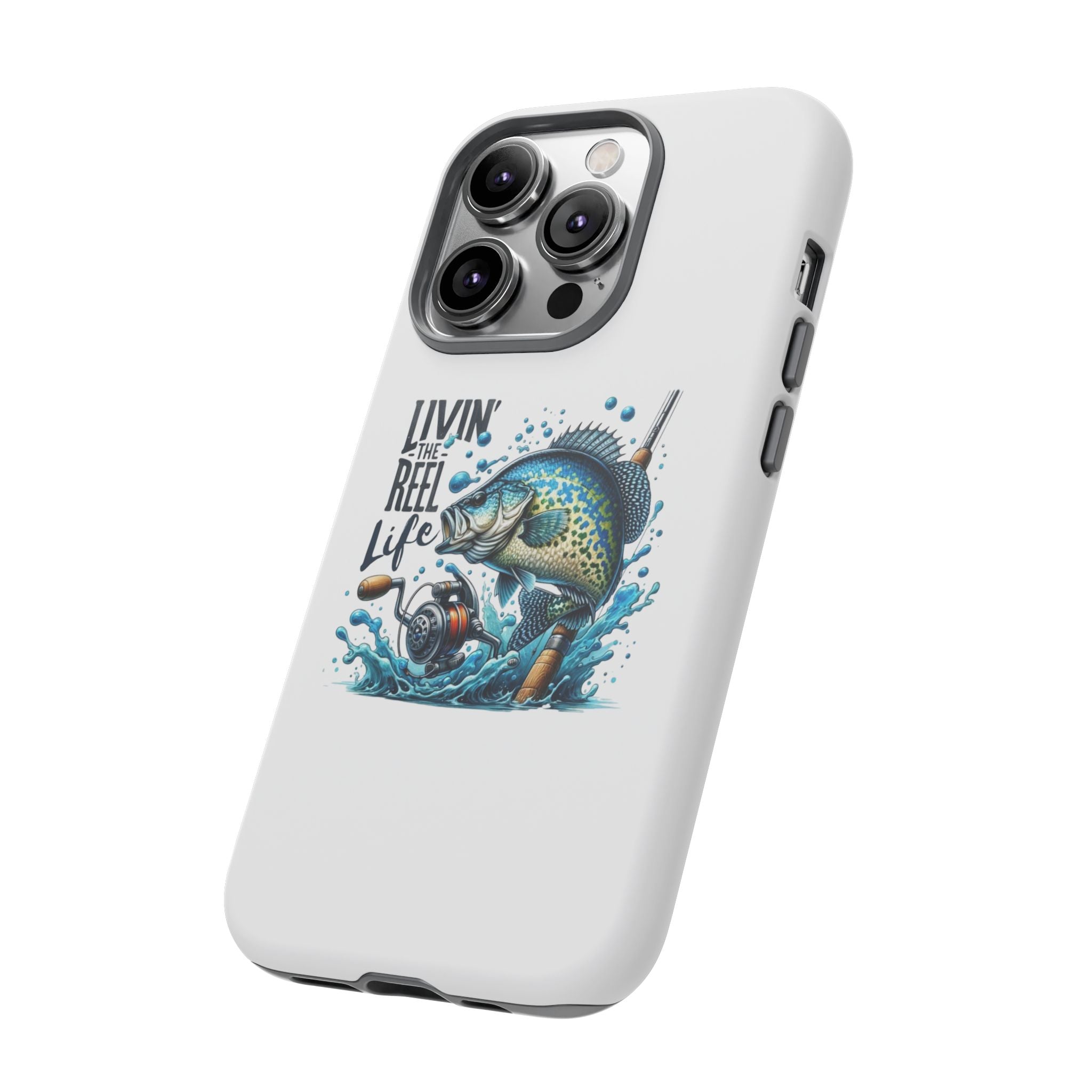 Livin’ The Reel Life – Crappie Fishing iPhone Case