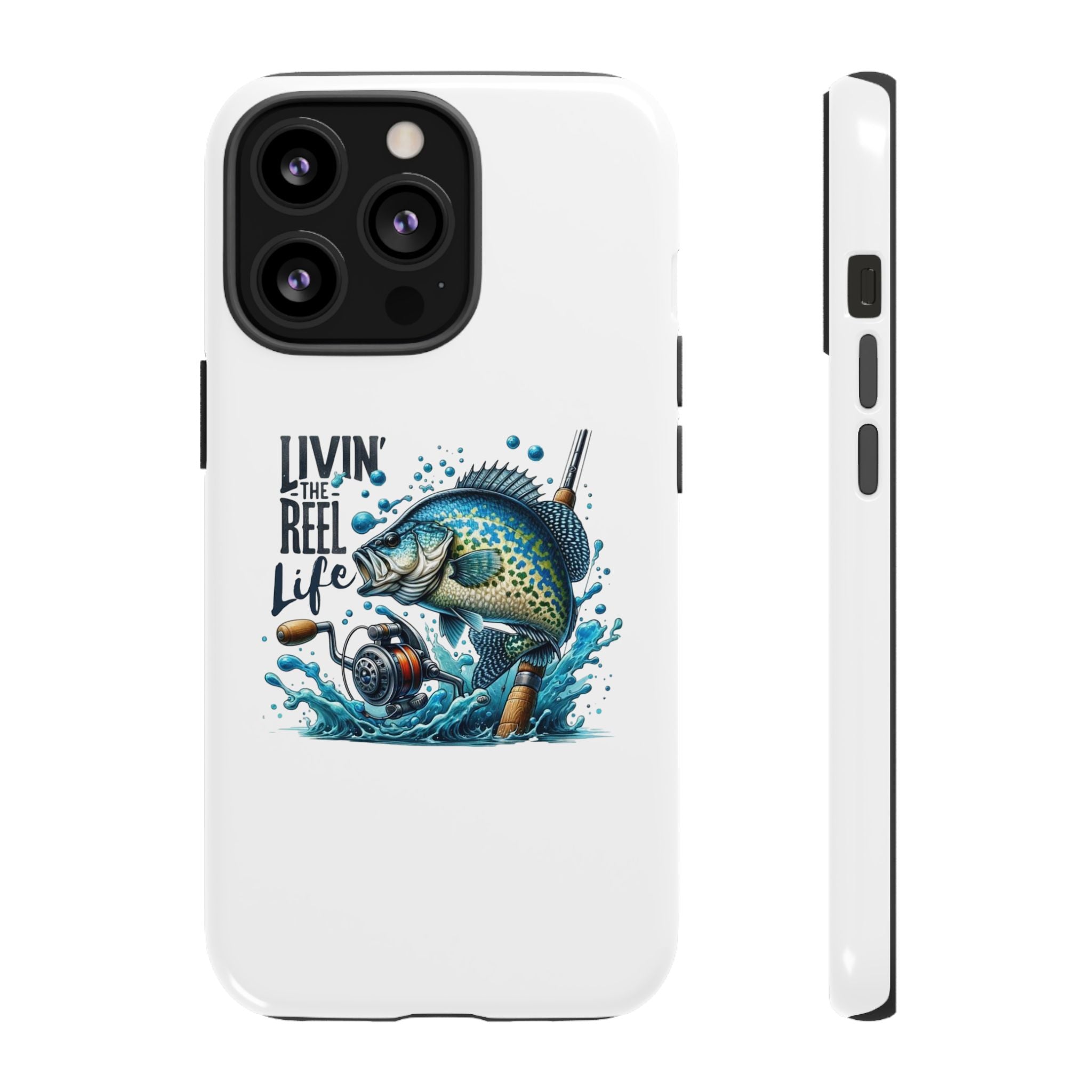 Livin’ The Reel Life – Crappie Fishing iPhone Case