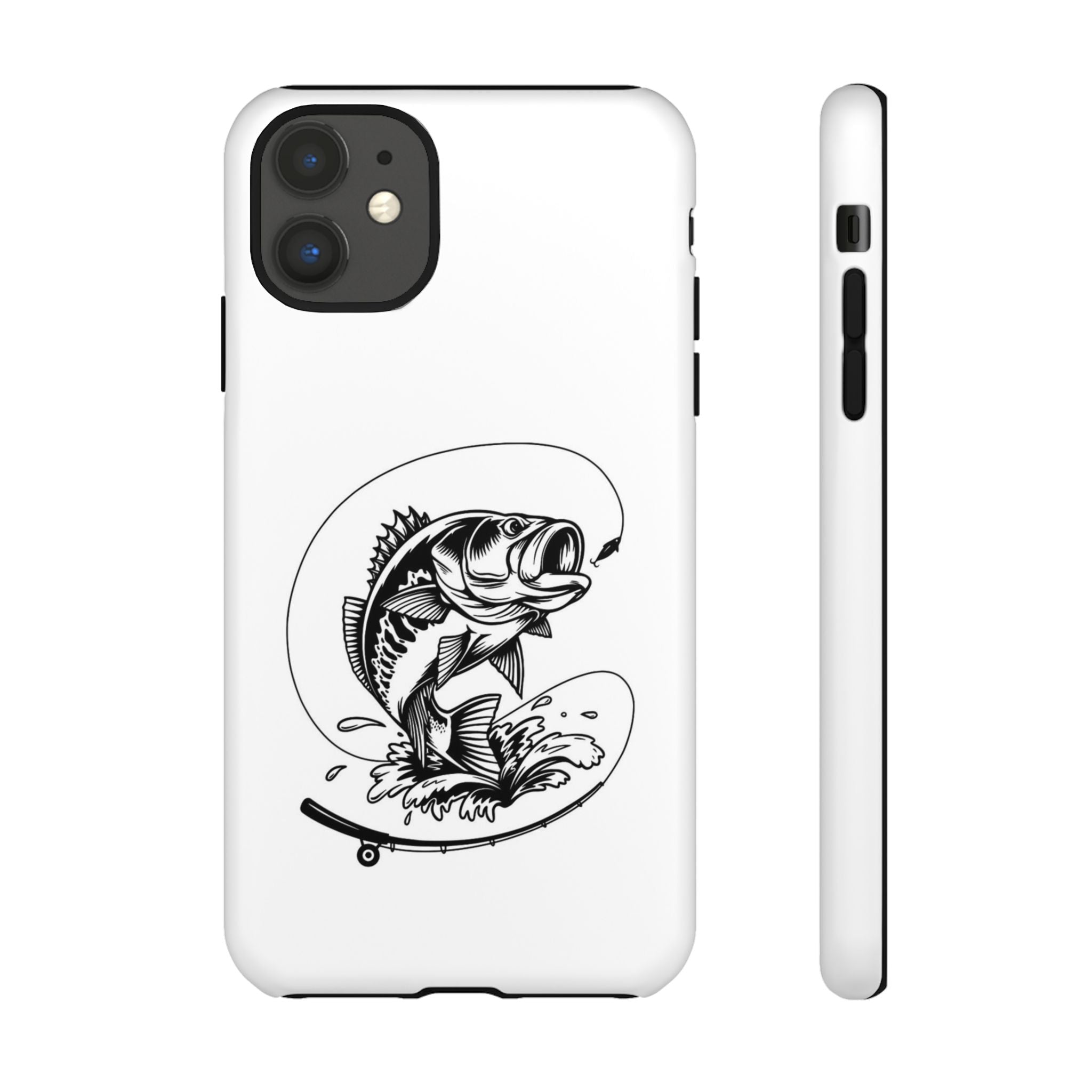 Jumping Bass Fishing – Angler Sport iPhone Case