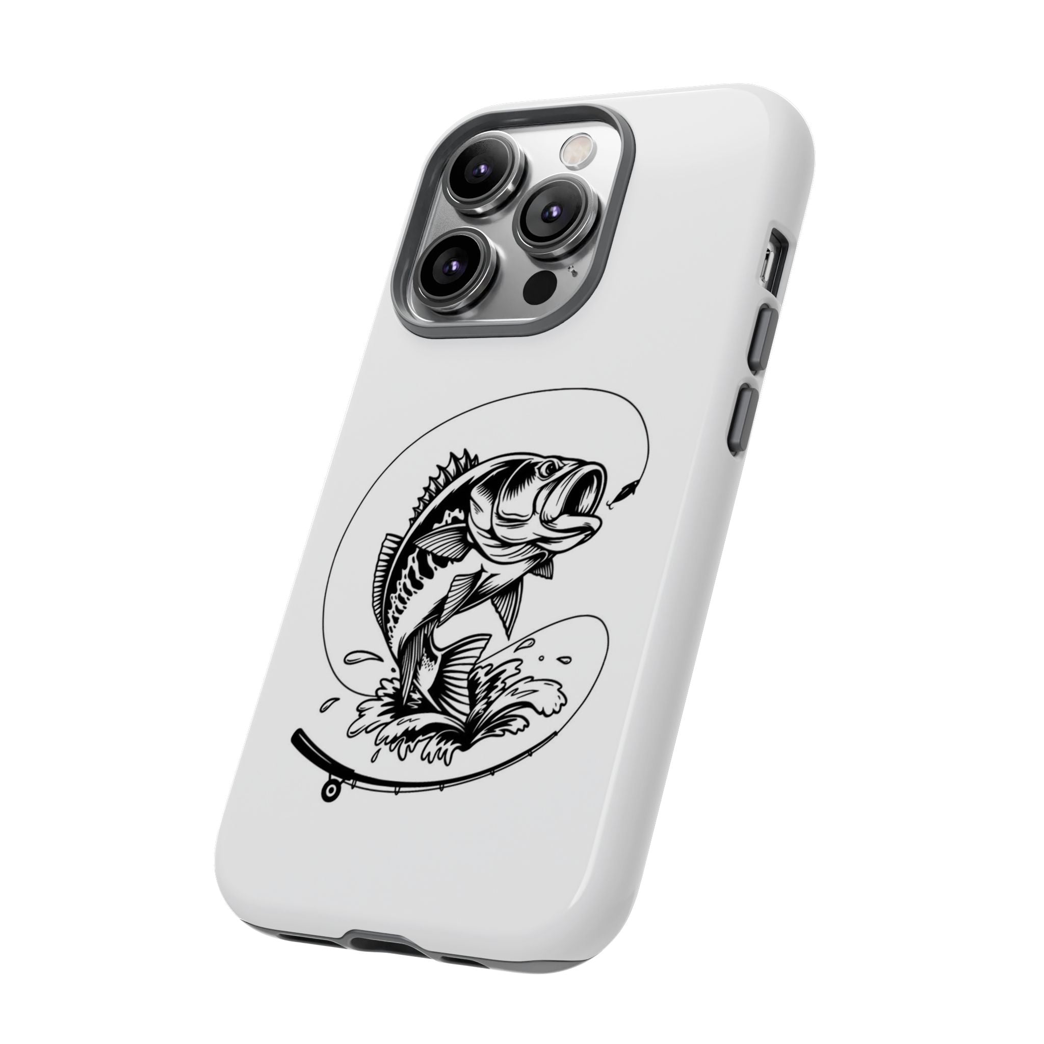 Jumping Bass Fishing – Angler Sport iPhone Case