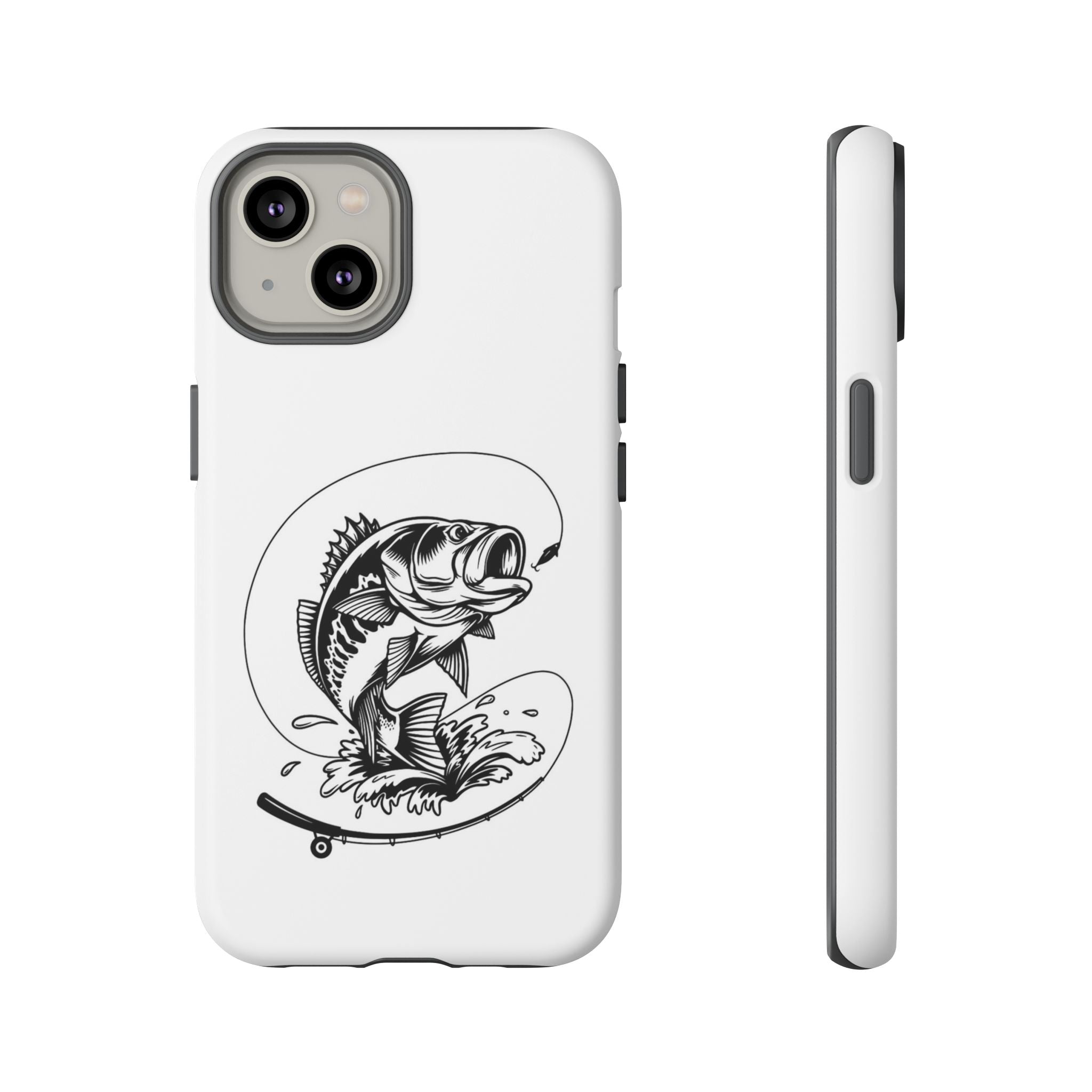 Jumping Bass Fishing – Angler Sport iPhone Case