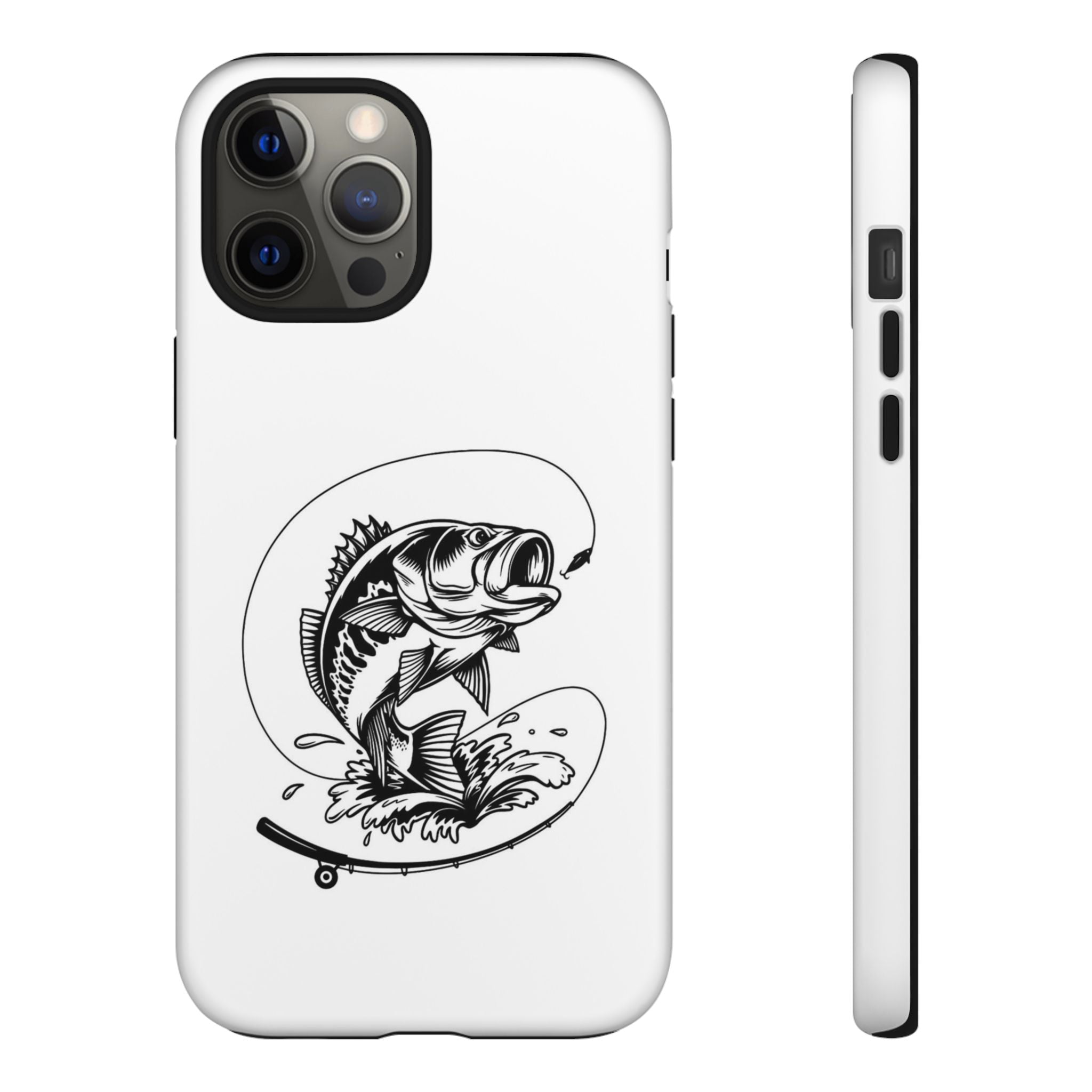 Jumping Bass Fishing – Angler Sport iPhone Case