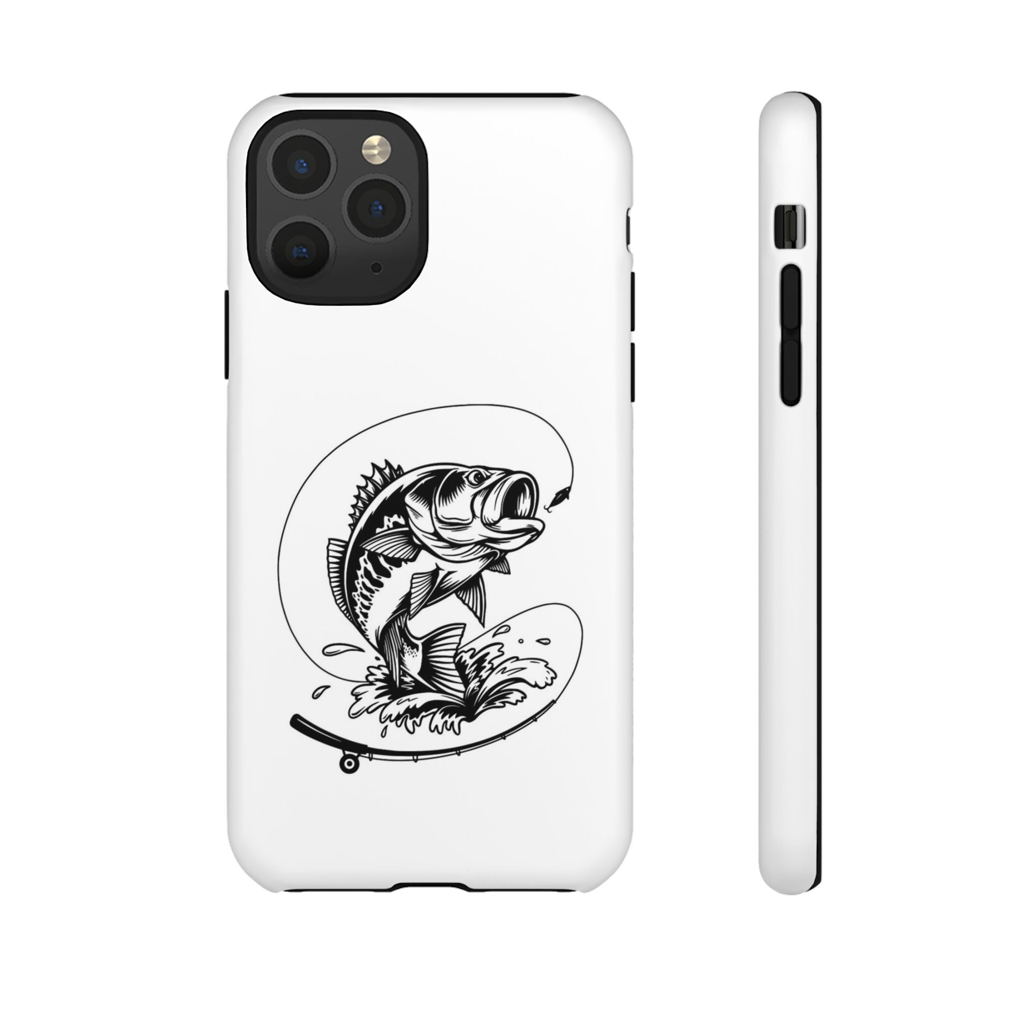 Jumping Bass Fishing – Angler Sport iPhone Case