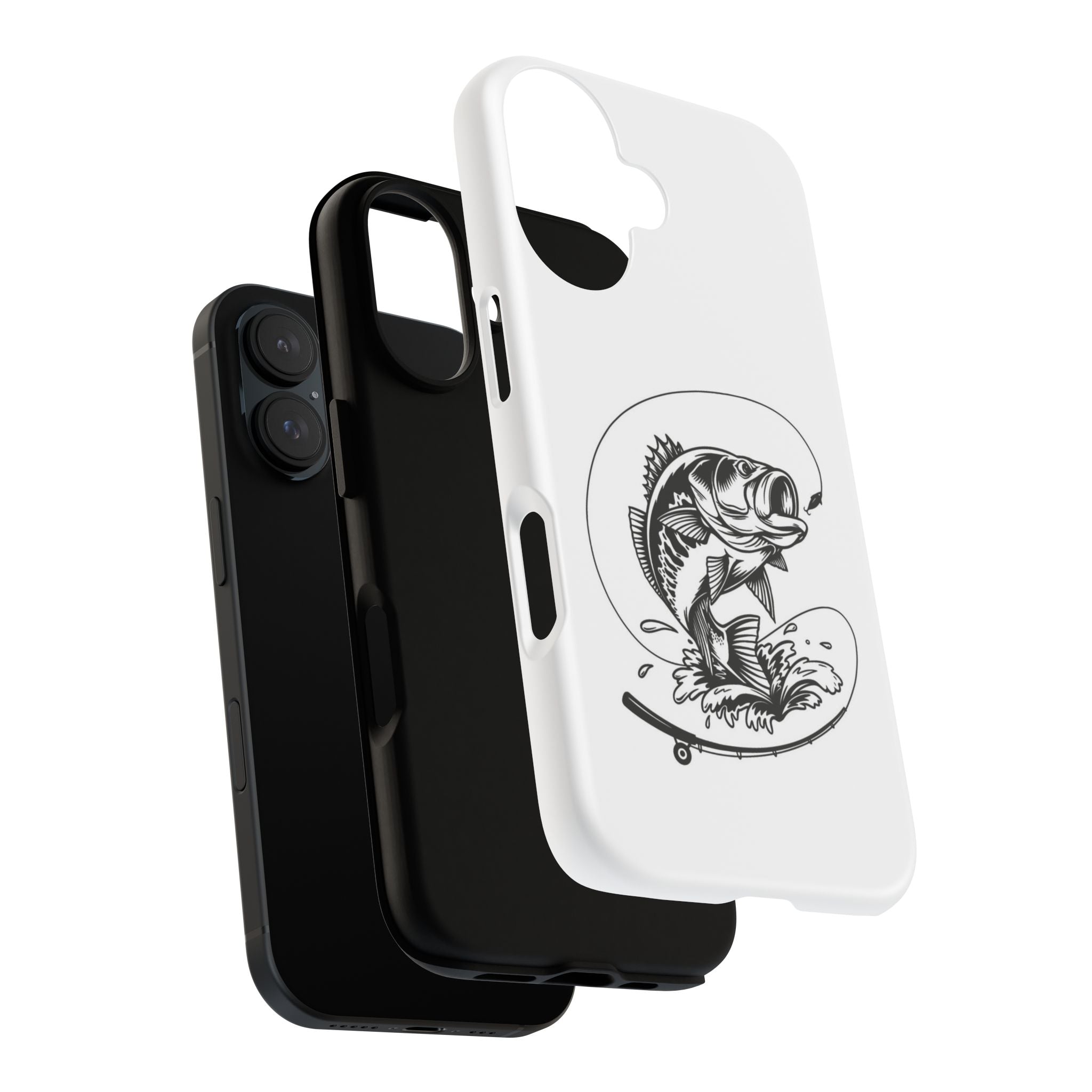 Jumping Bass Fishing – Angler Sport iPhone Case