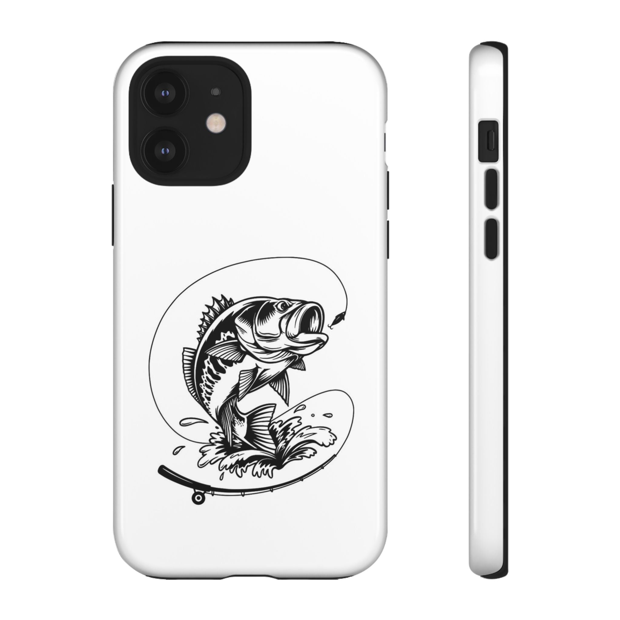 Jumping Bass Fishing – Angler Sport iPhone Case