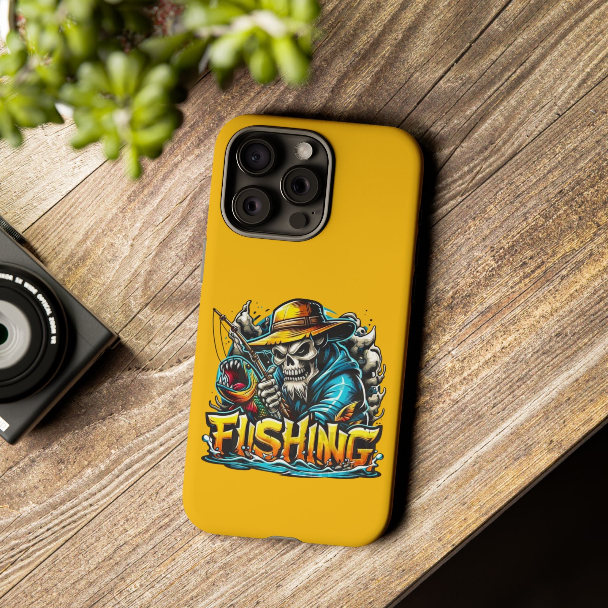 Skull Fisherman – Extreme Fishing iPhone Case