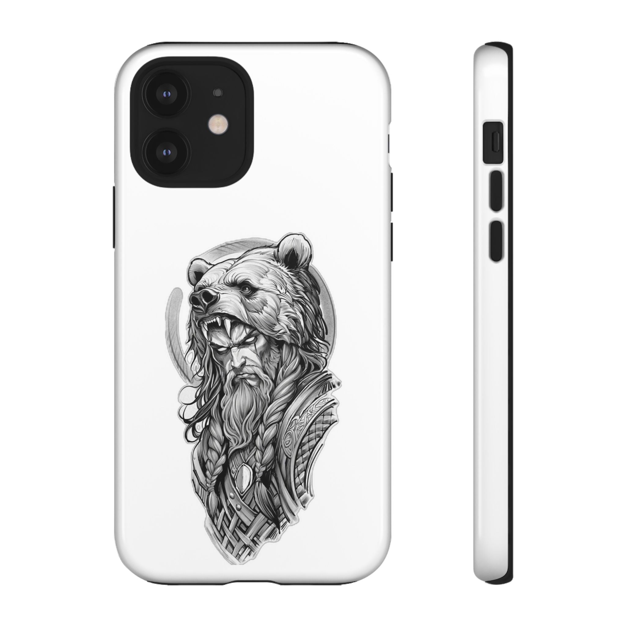 Viking Berserker Bear – Norse Warrior iPhone Case