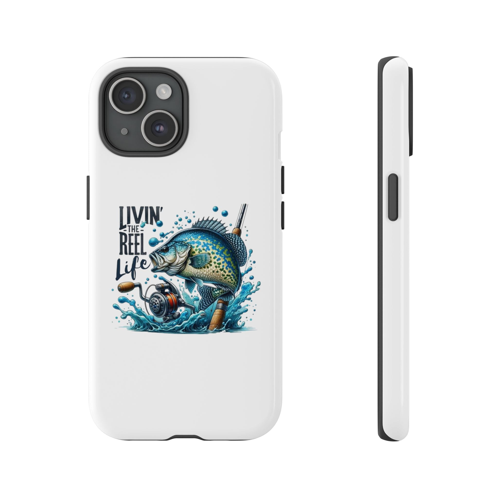 Livin’ The Reel Life – Crappie Fishing iPhone Case