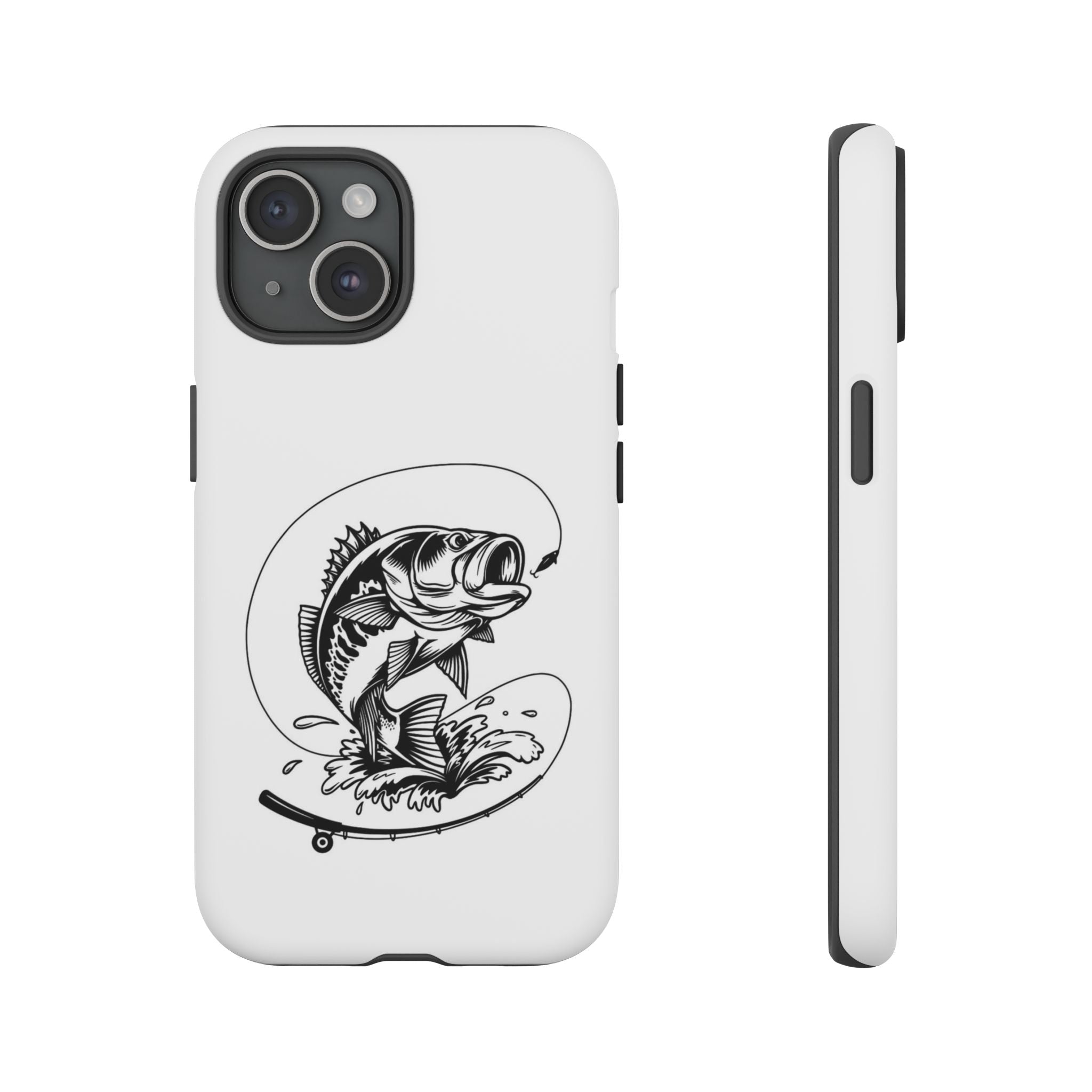 Jumping Bass Fishing – Angler Sport iPhone Case