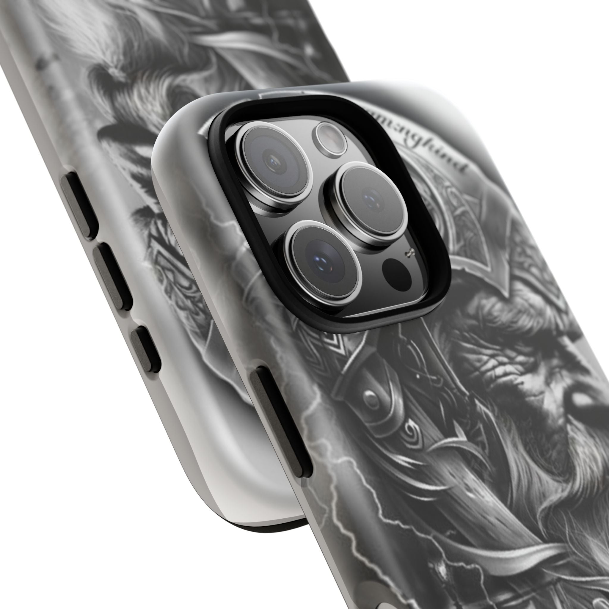 Viking Warrior & Longship – Norse Mythology iPhone Case