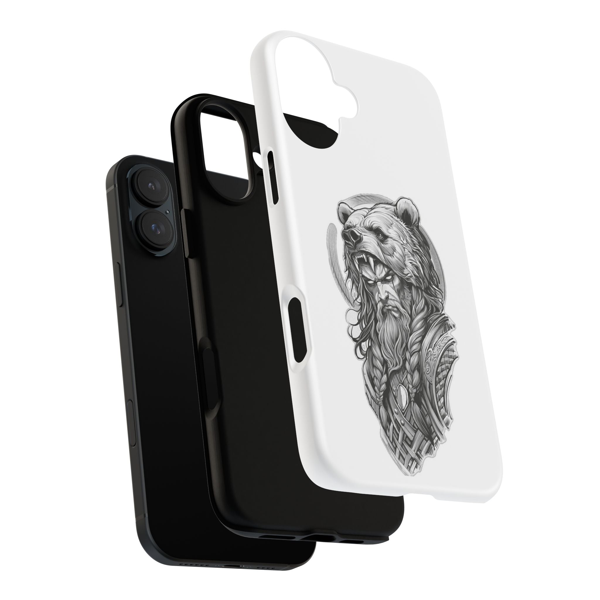 Viking Berserker Bear – Norse Warrior iPhone Case