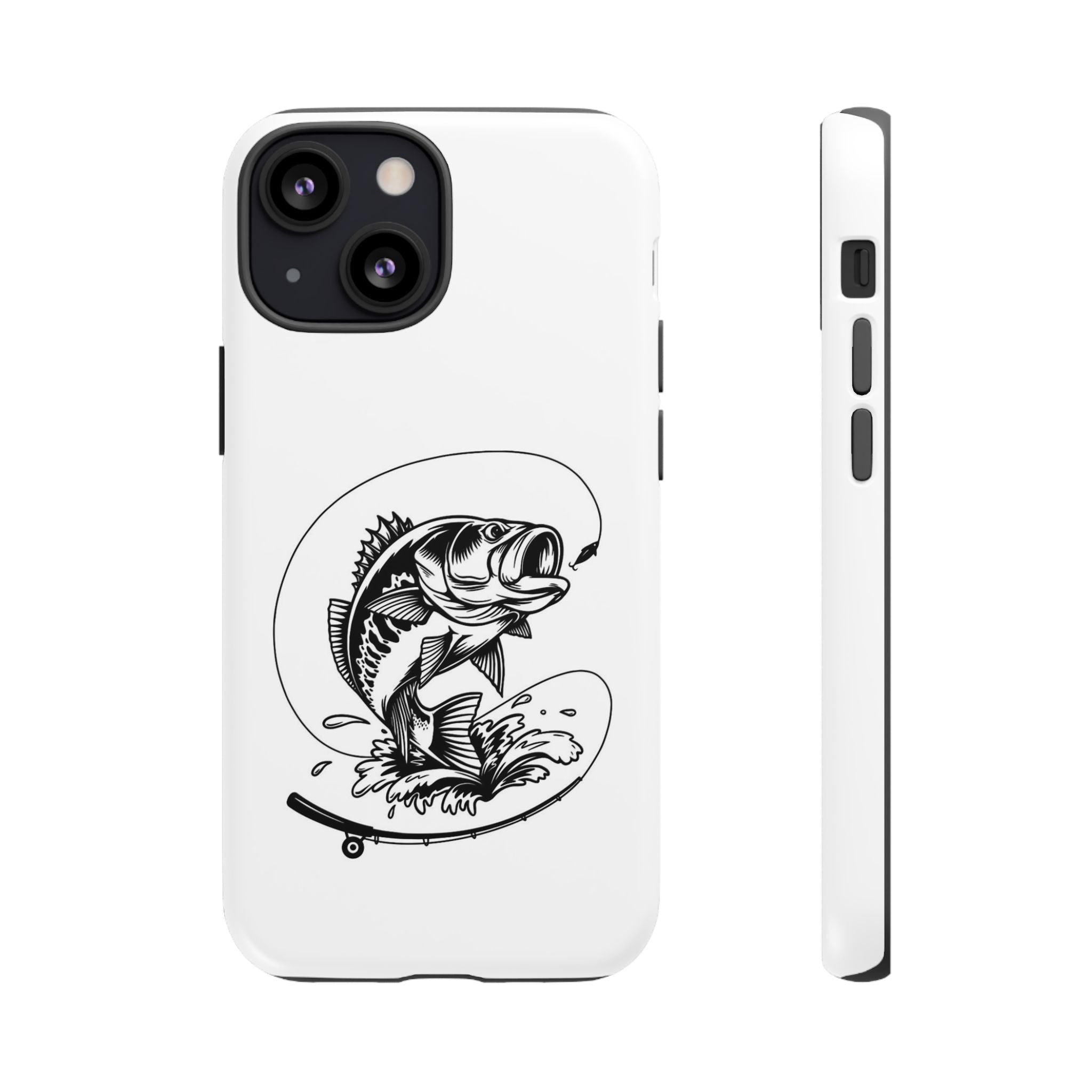 Jumping Bass Fishing – Angler Sport iPhone Case