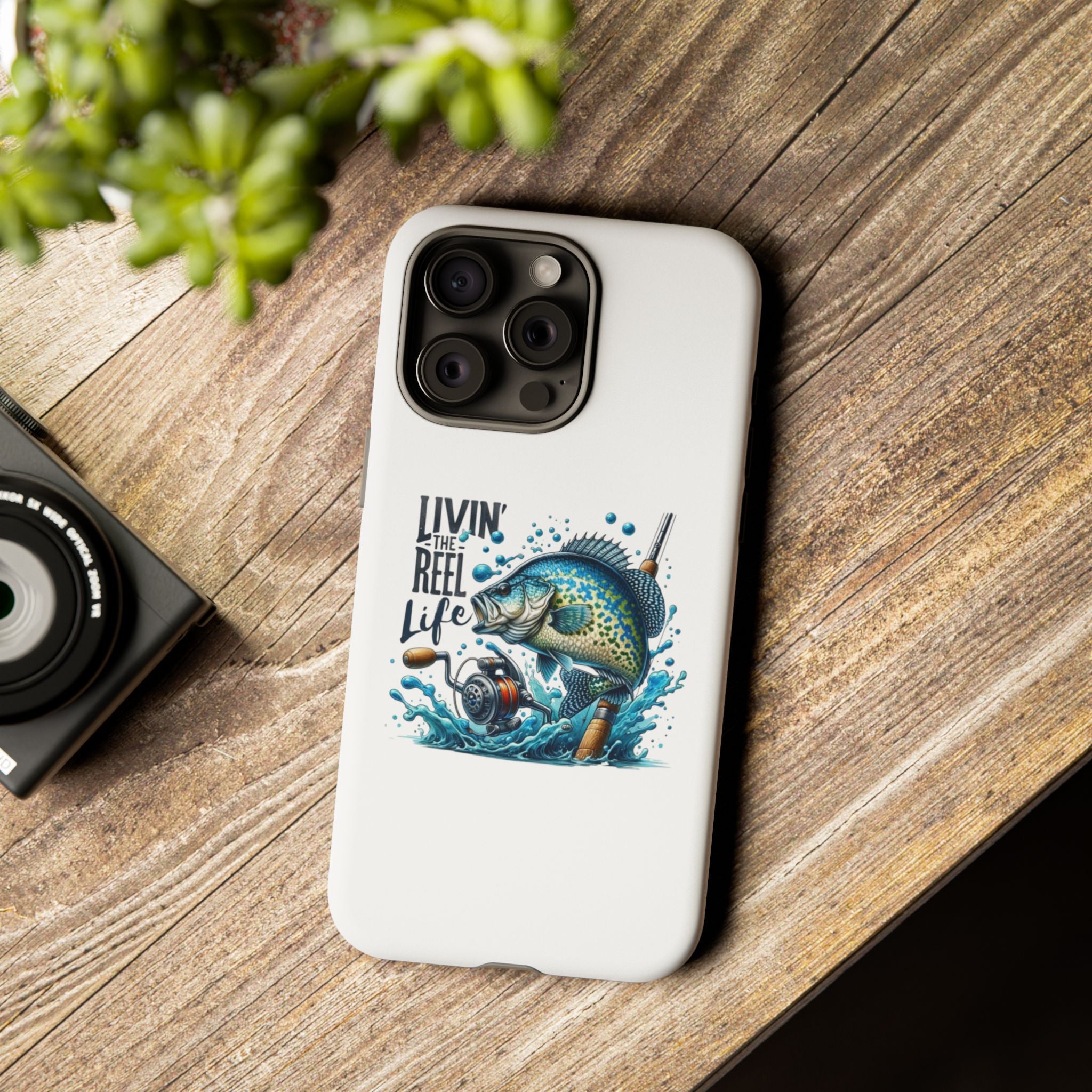 Livin’ The Reel Life – Crappie Fishing iPhone Case
